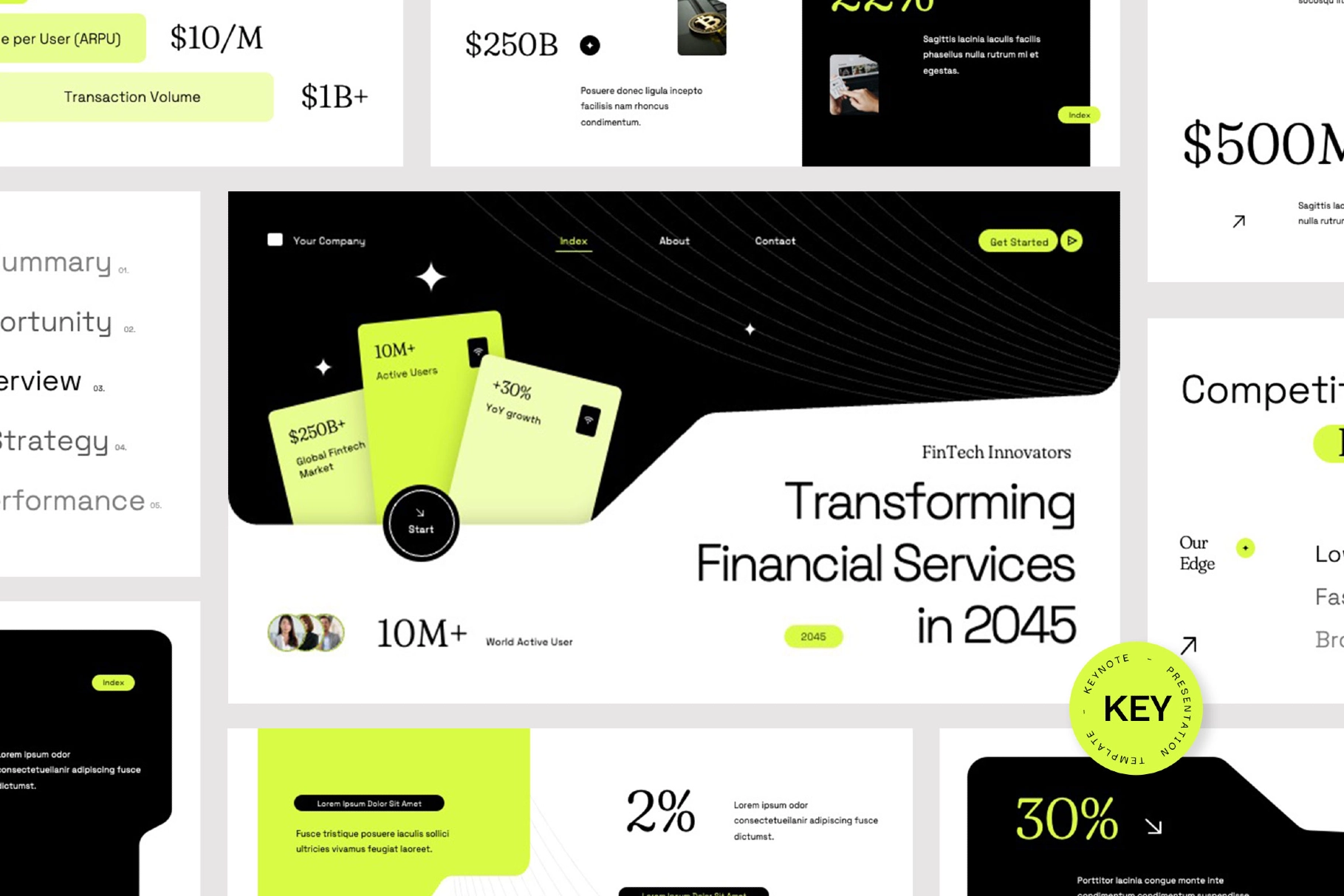 Financial Technology Keynote Template