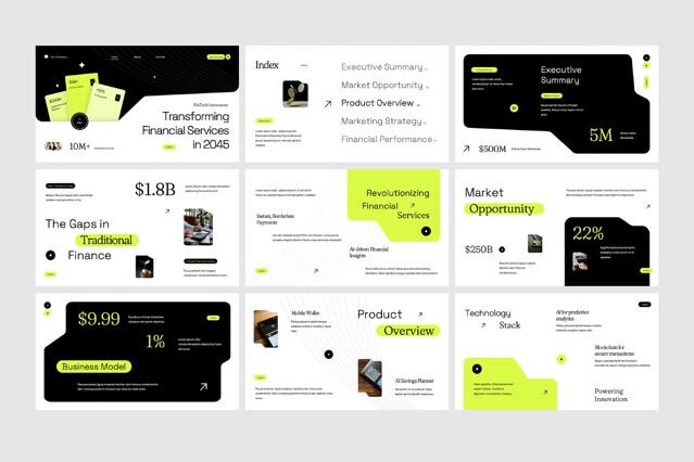 Financial Technology Google Slides Template