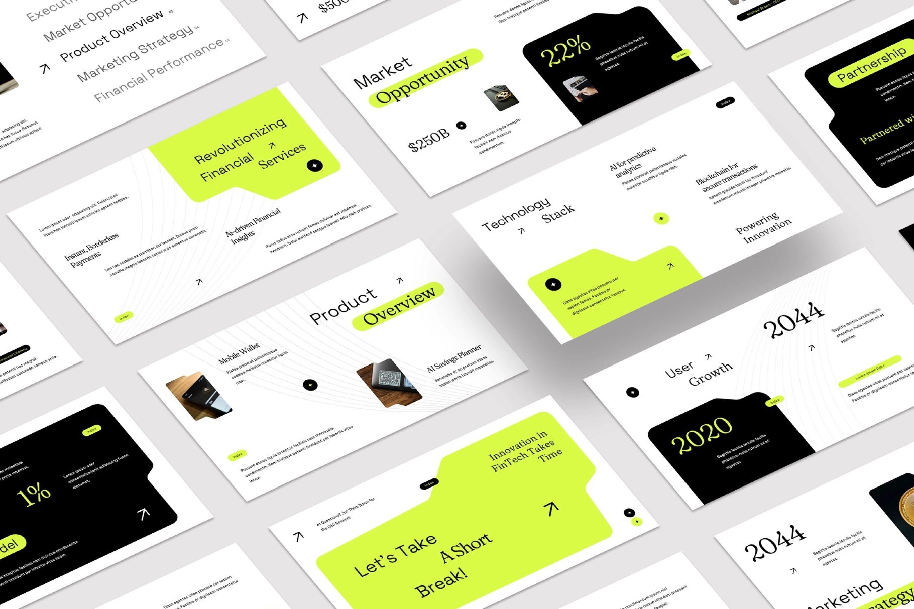 Financial Technology Google Slides Template