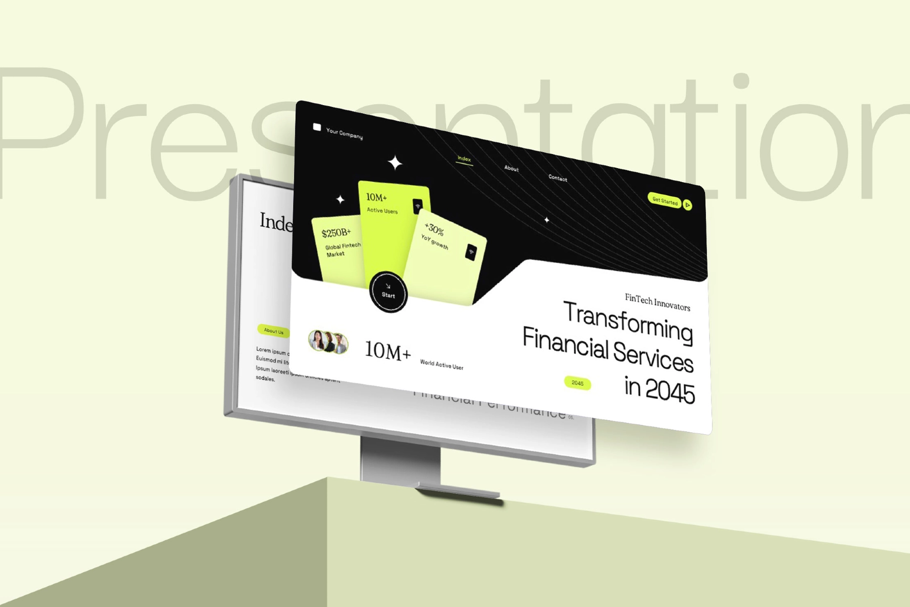 Financial Technology Google Slides Template
