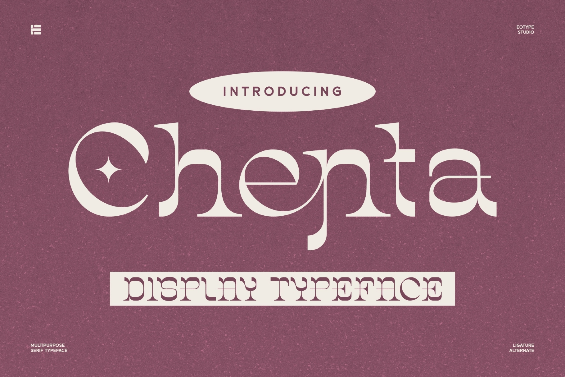 Chenta - Groovy Serif Display Font