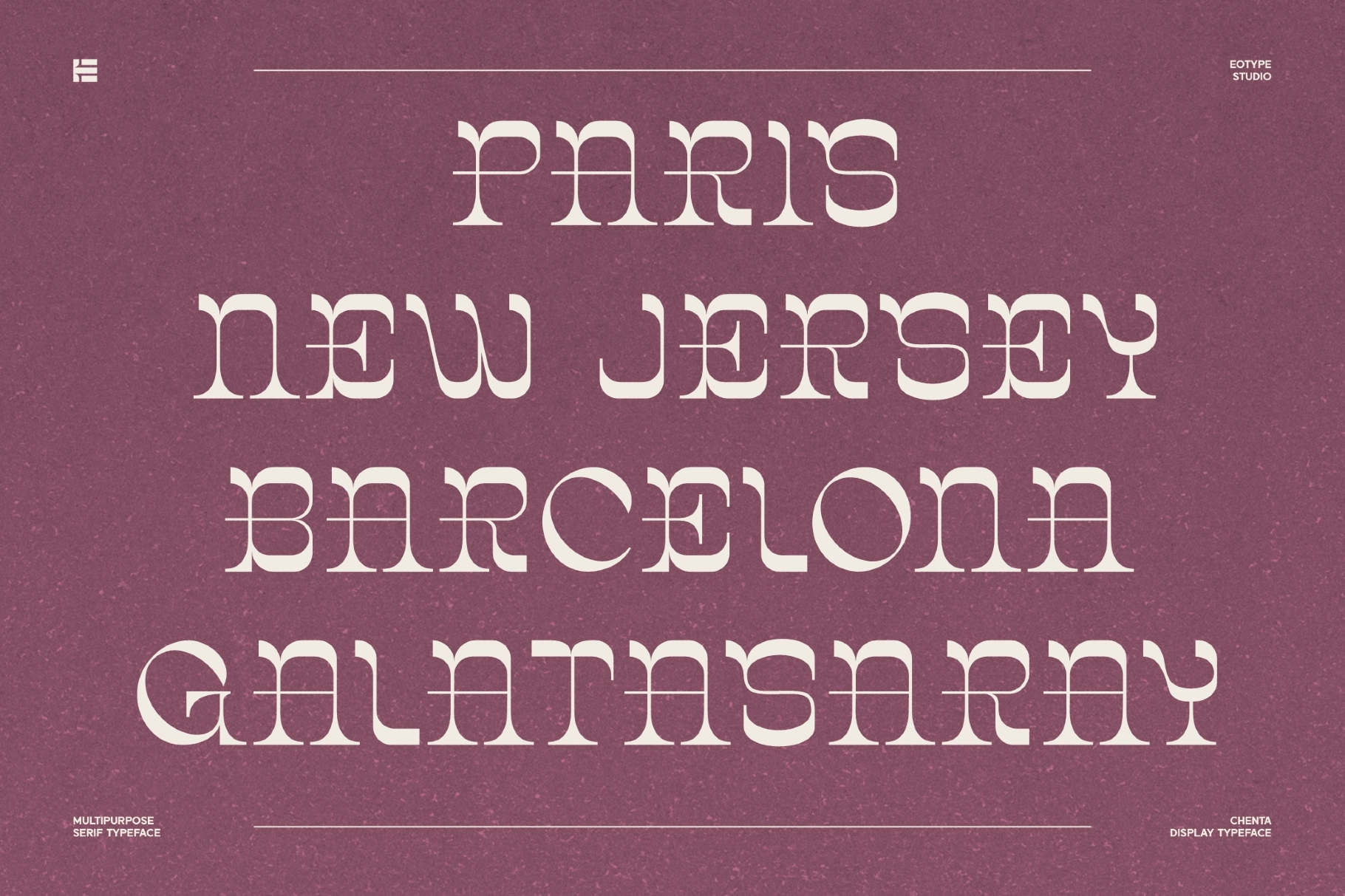 Chenta - Groovy Serif Display Font