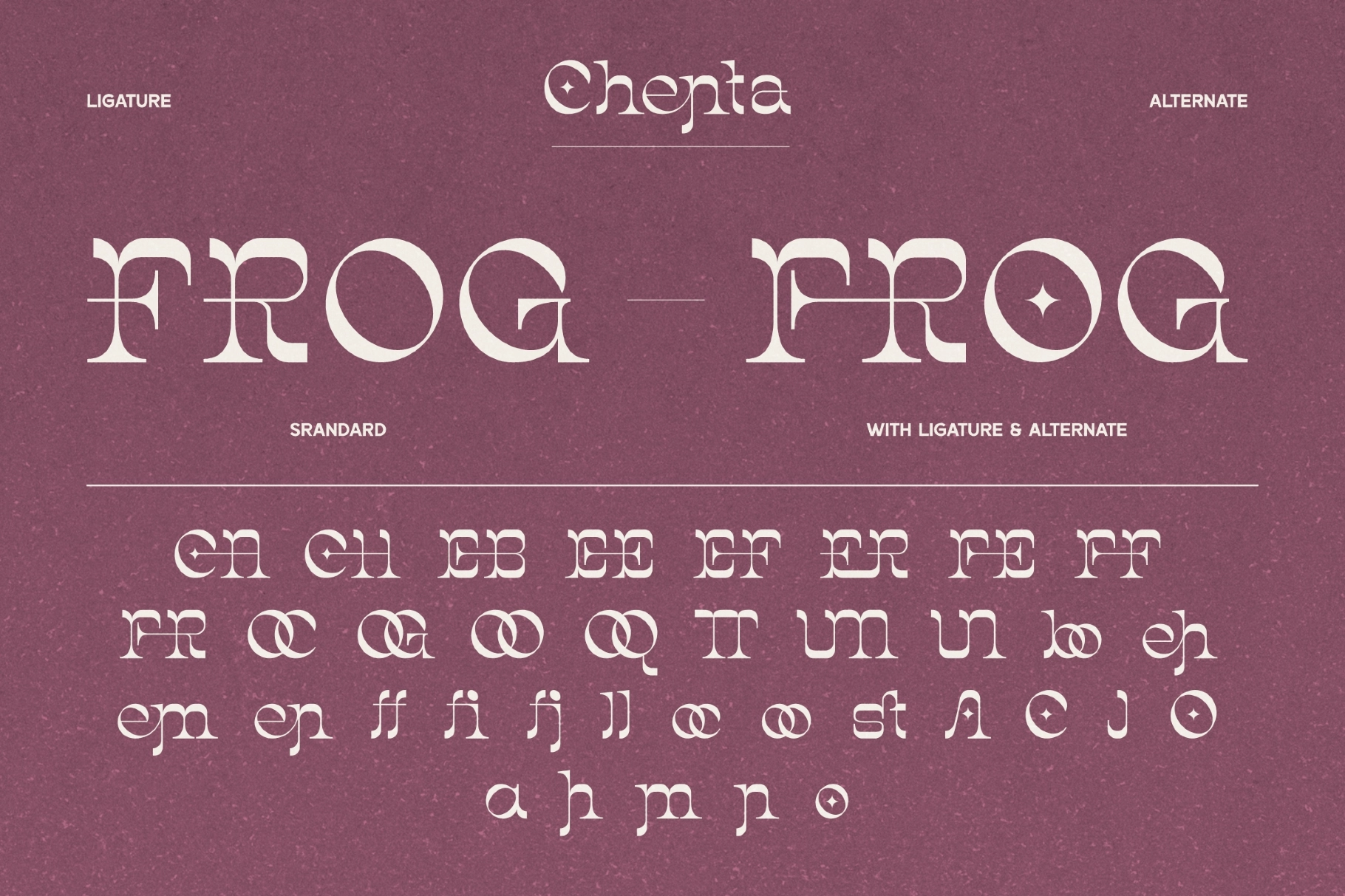 Chenta - Groovy Serif Display Font