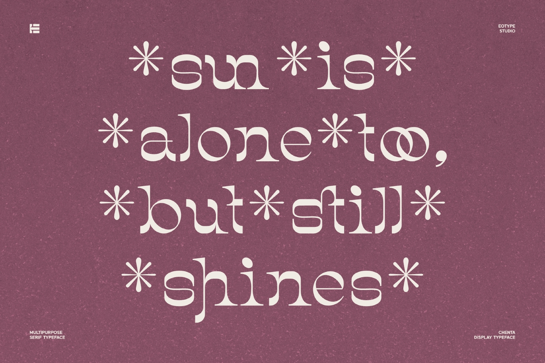 Chenta - Groovy Serif Display Font