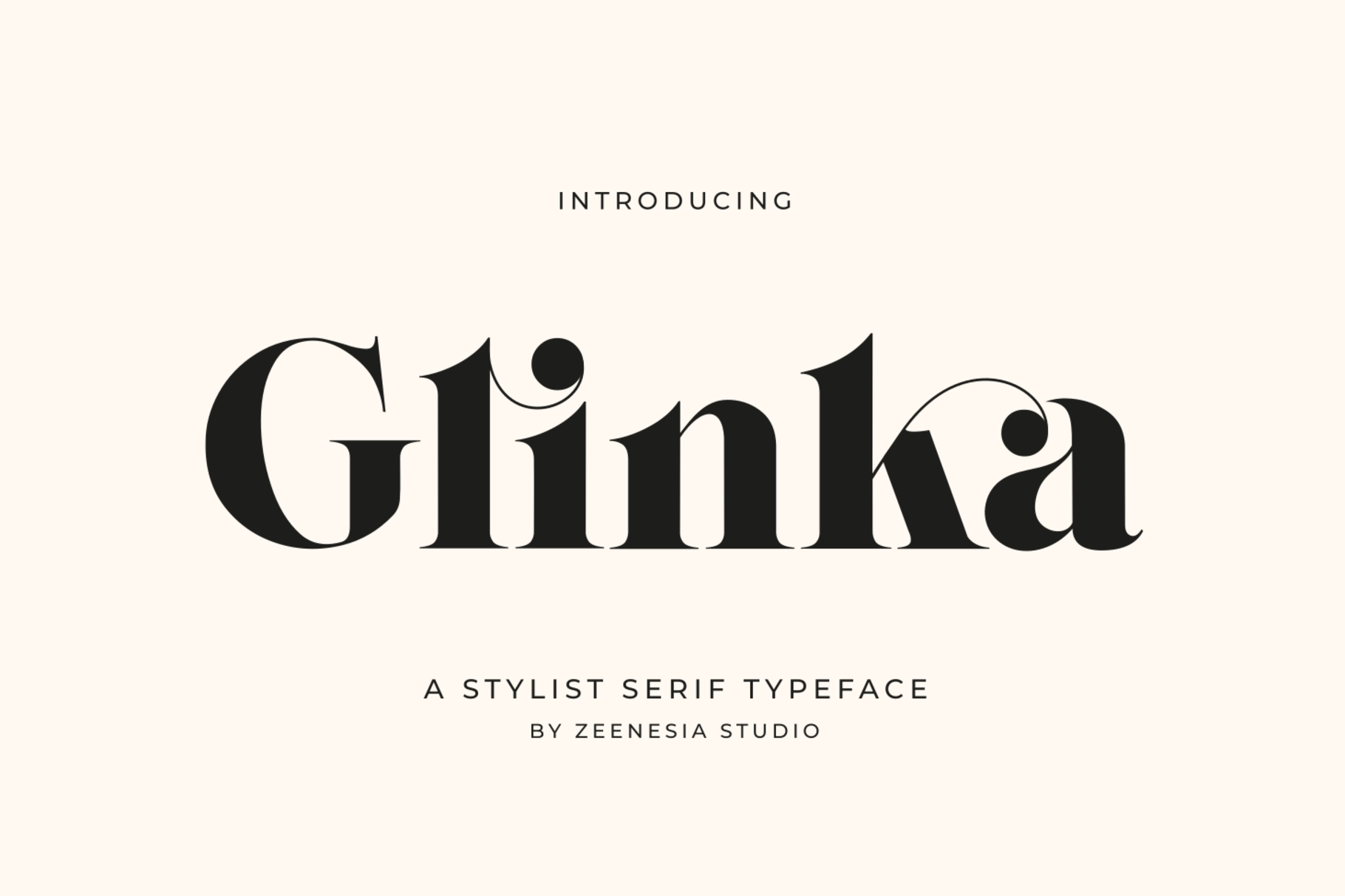 Glinka - Elegant Serif Font