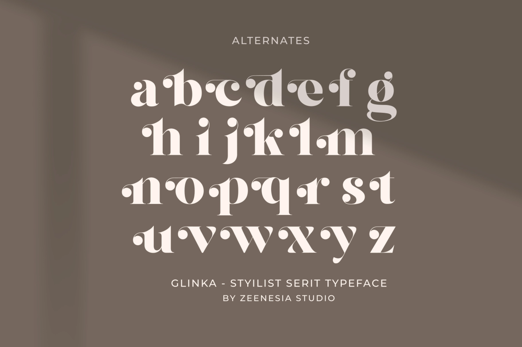 Glinka - Elegant Serif Font