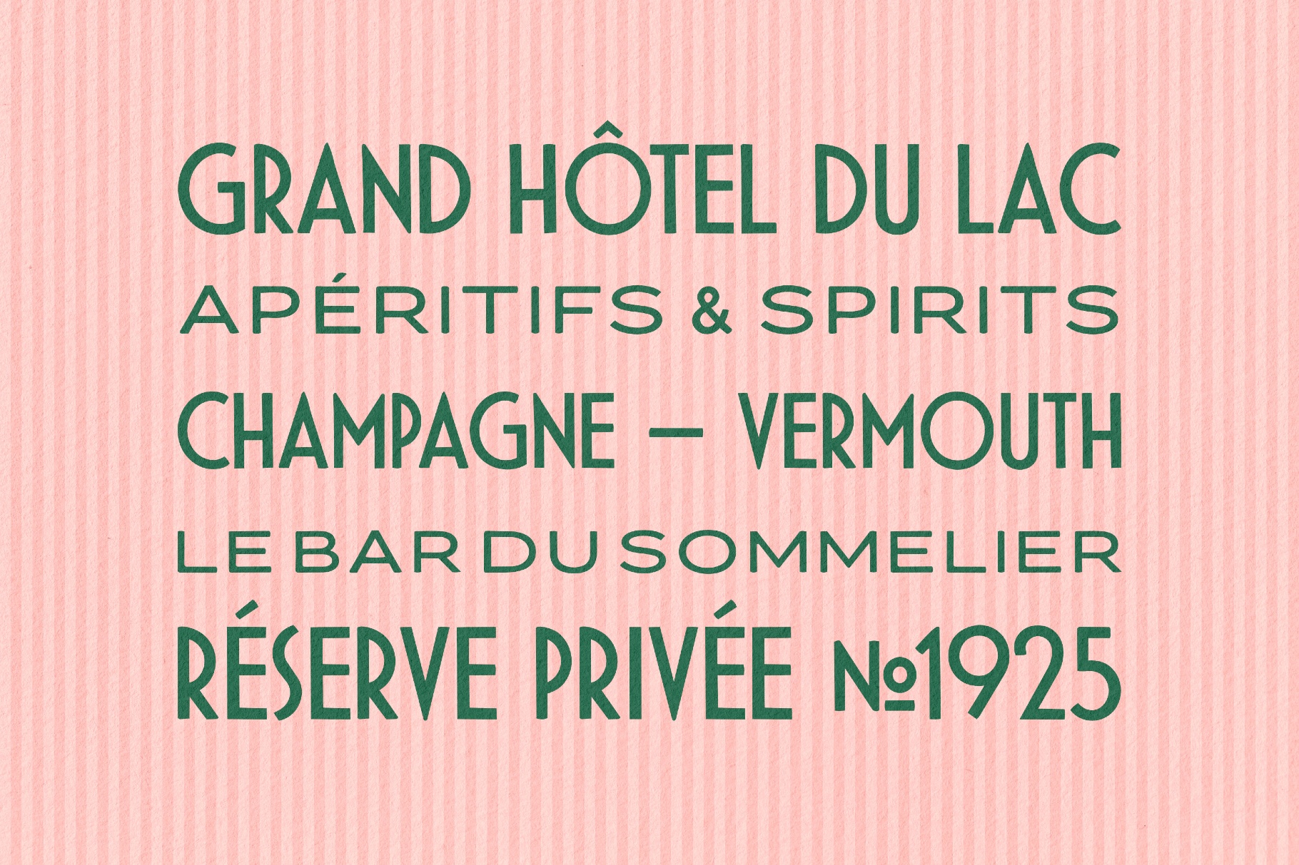 Montparnasse & Delambre: Art Deco Font Duo