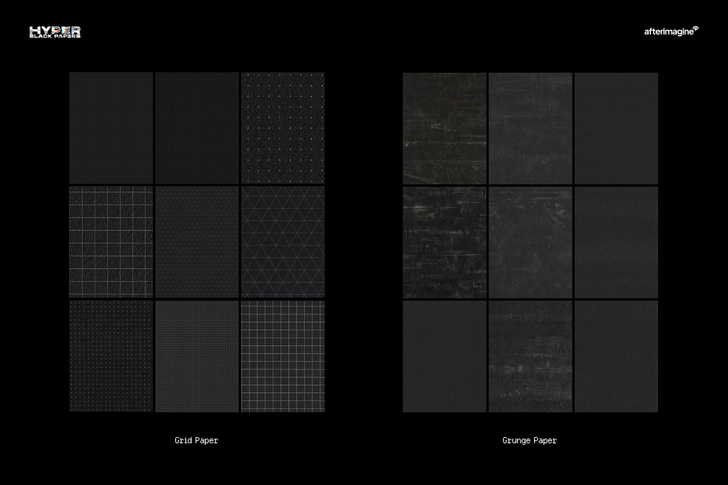 Hyper Black Paper Texture Overlay