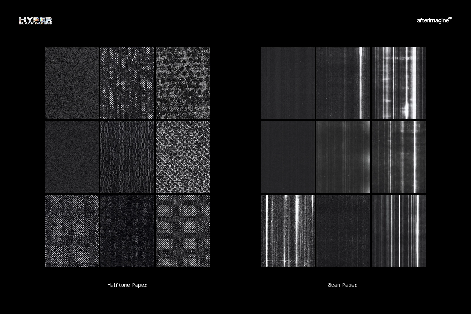 Hyper Black Paper Texture Overlay