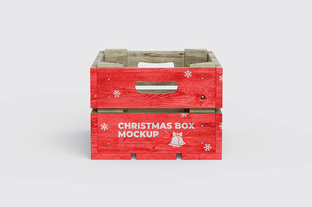 Christmas Box Mockup