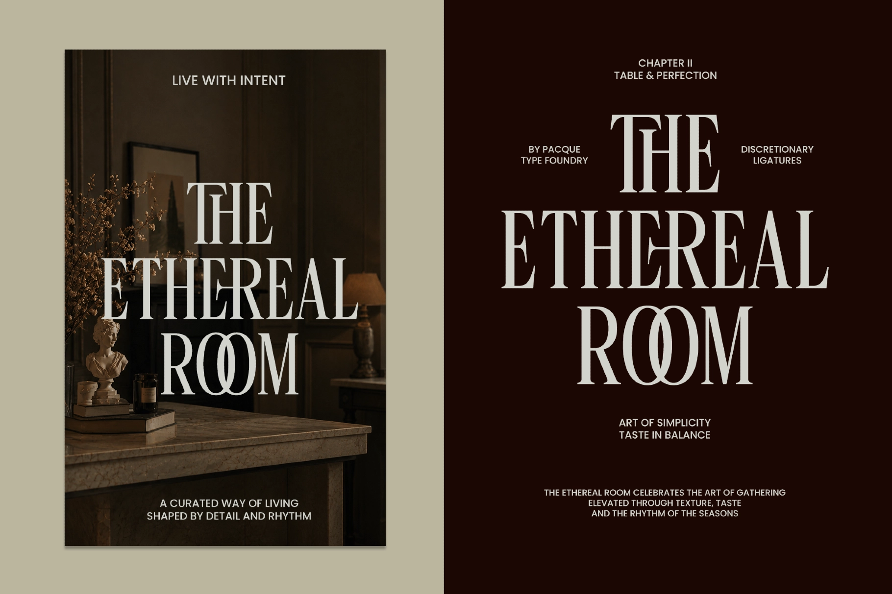 Linneva - Luxury Ligature Serif Font