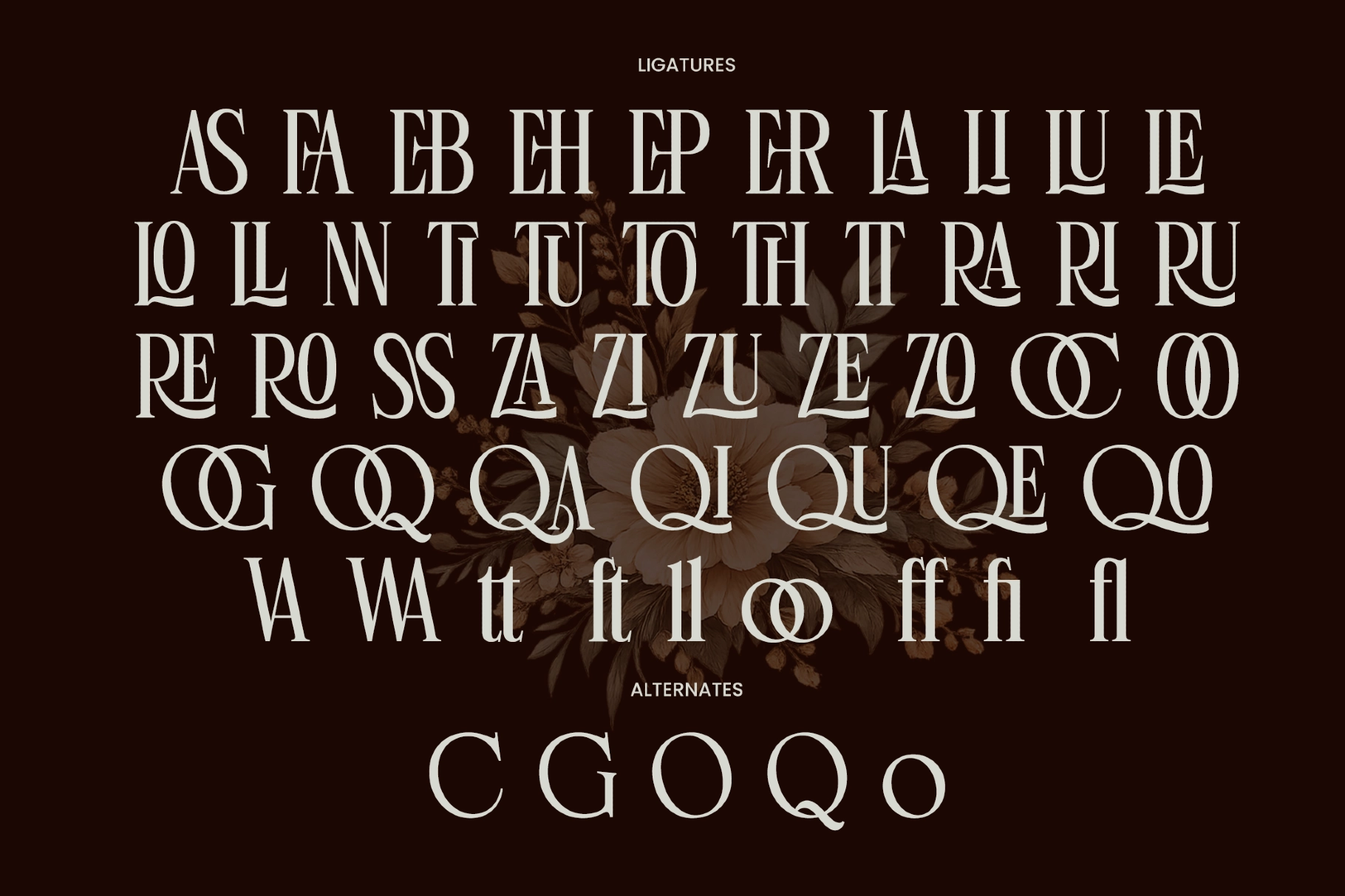Linneva - Luxury Ligature Serif Font