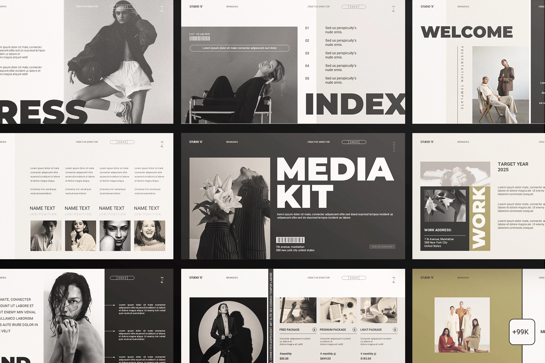 Brand Media Kit Presentation Template