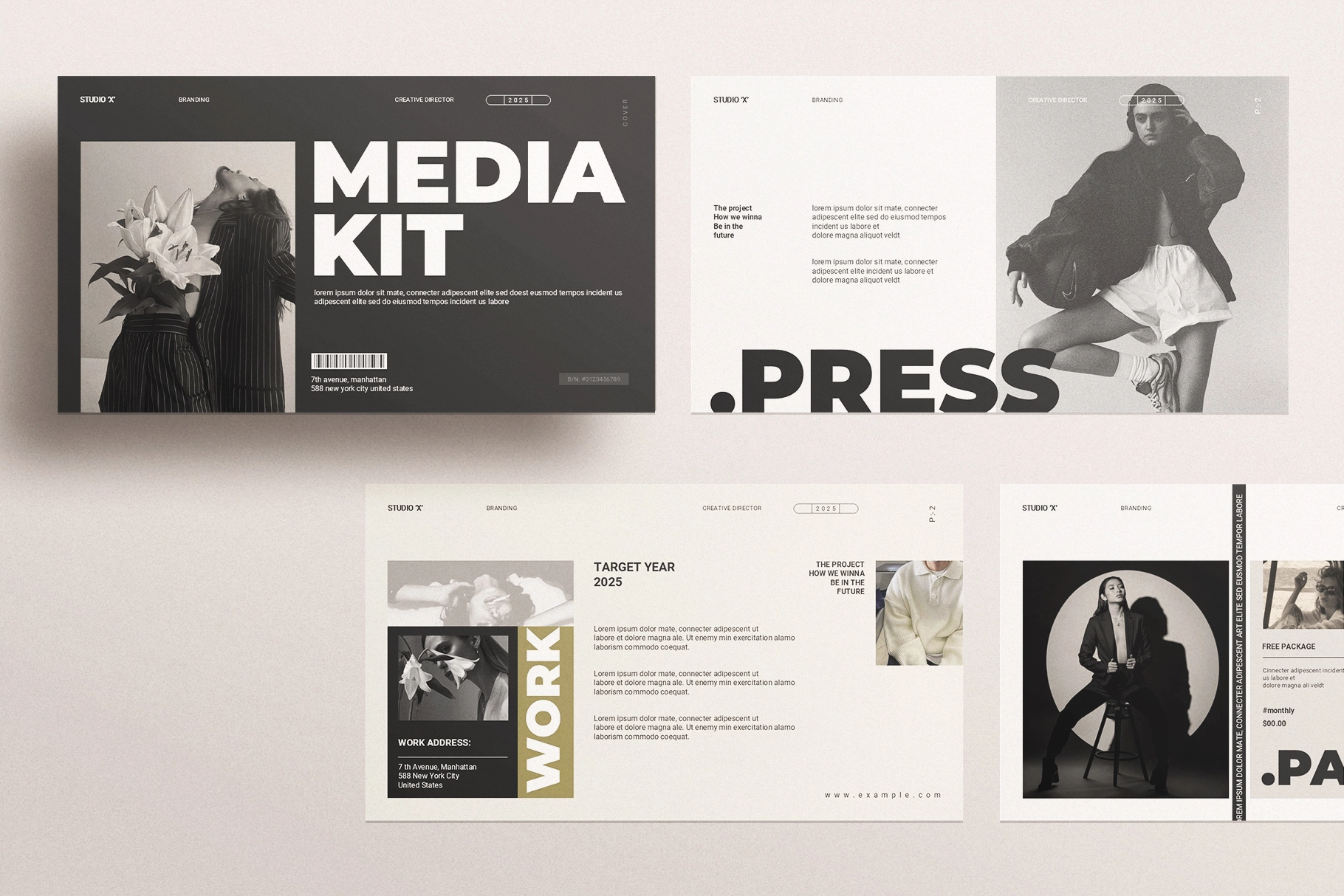 Brand Media Kit Presentation Template