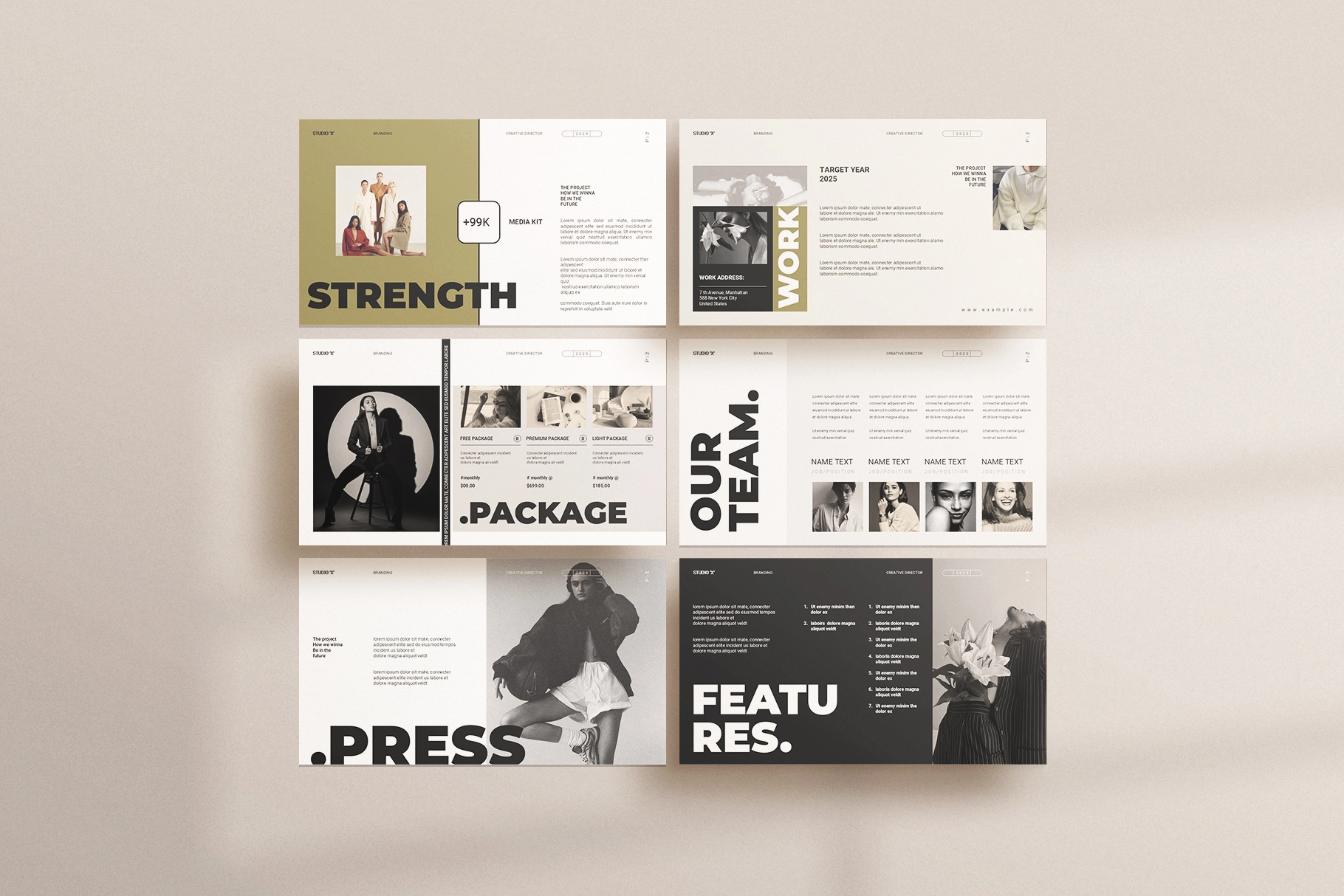 Brand Media Kit Presentation Template