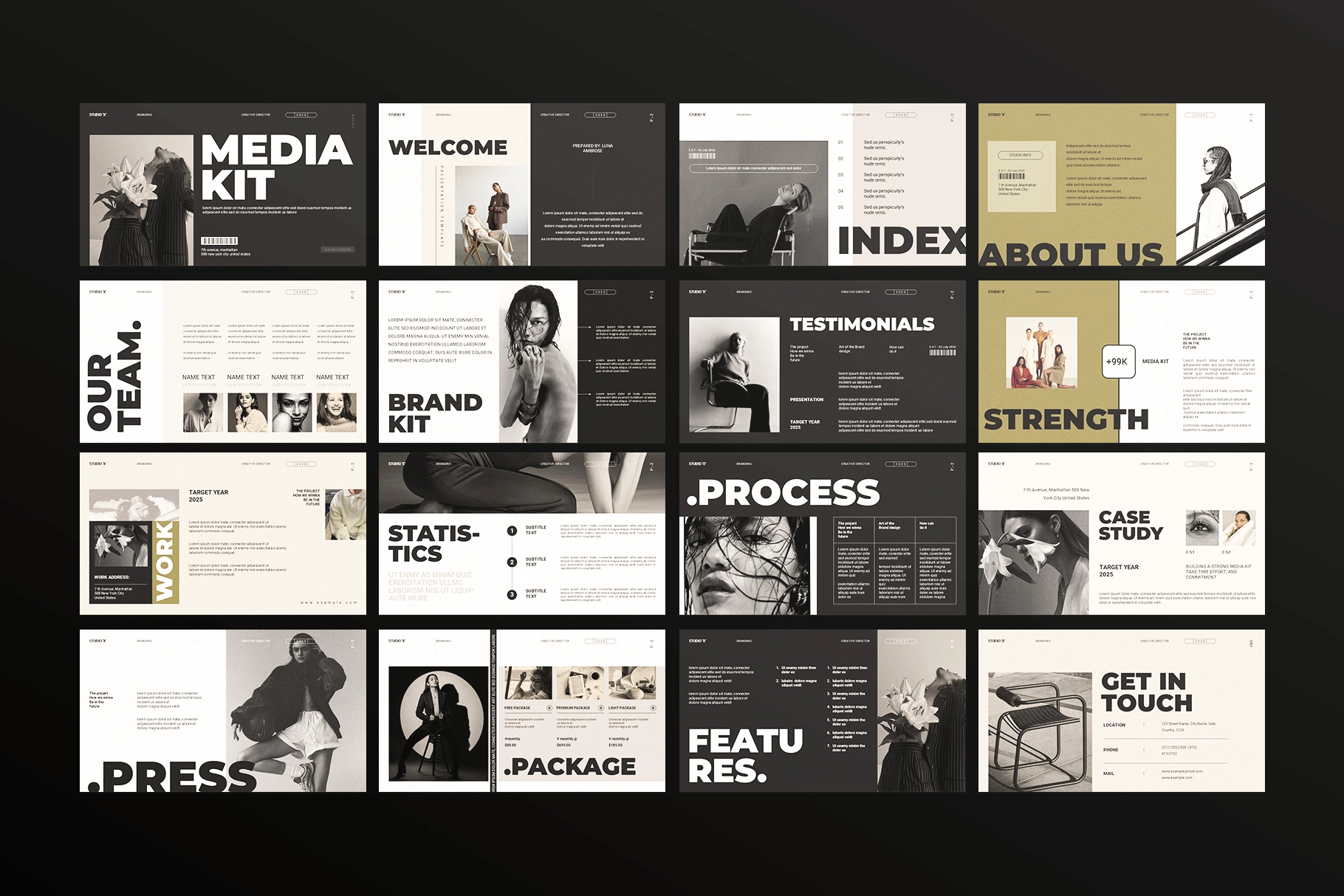 Brand Media Kit Presentation Template
