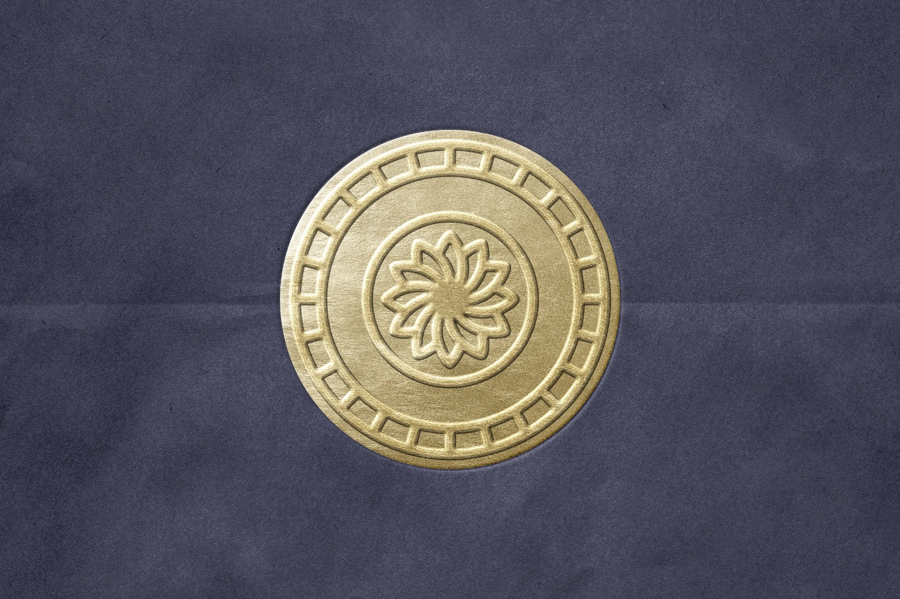 Foil Stamp Paper Mockup