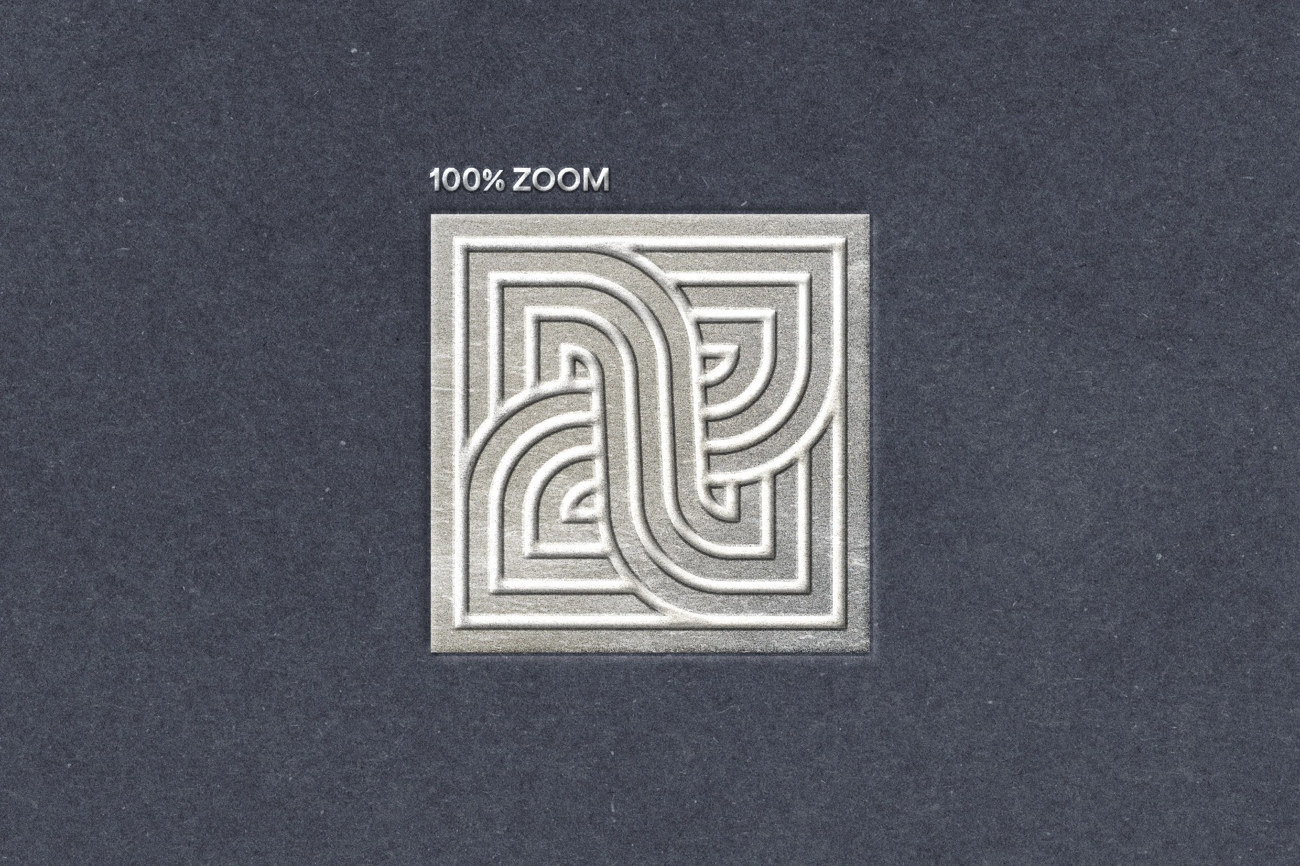 Foil Stamp Paper Mockup