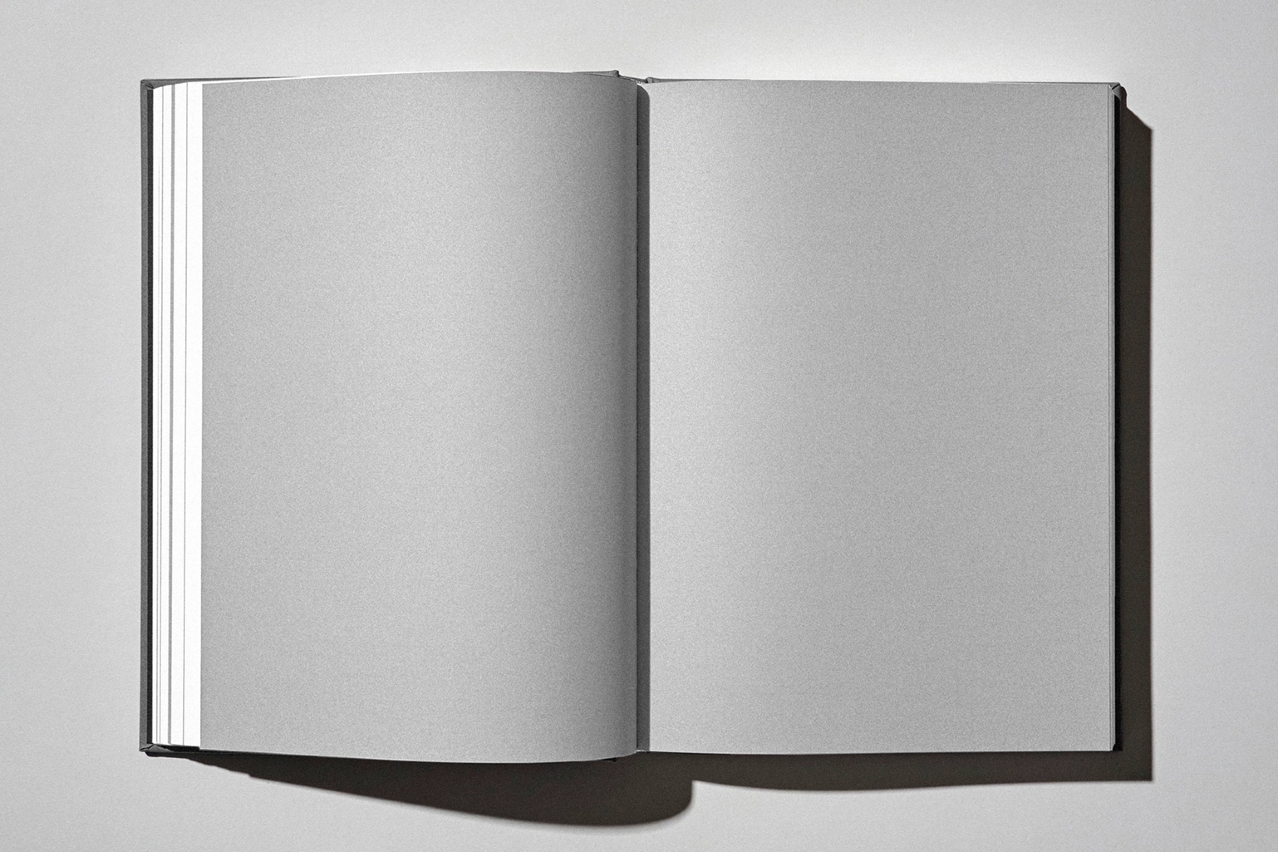 Open Hardcover Book Mockup