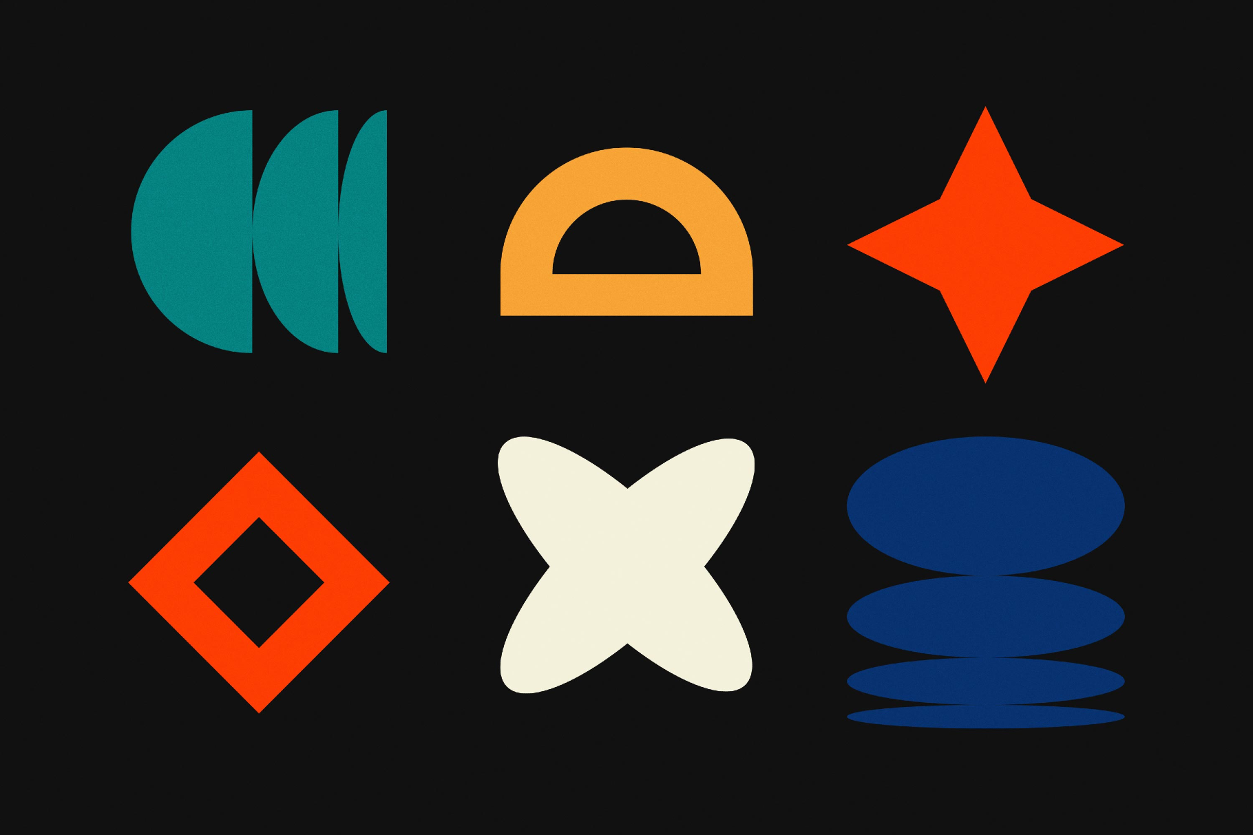 Brutalist Vector Shapes