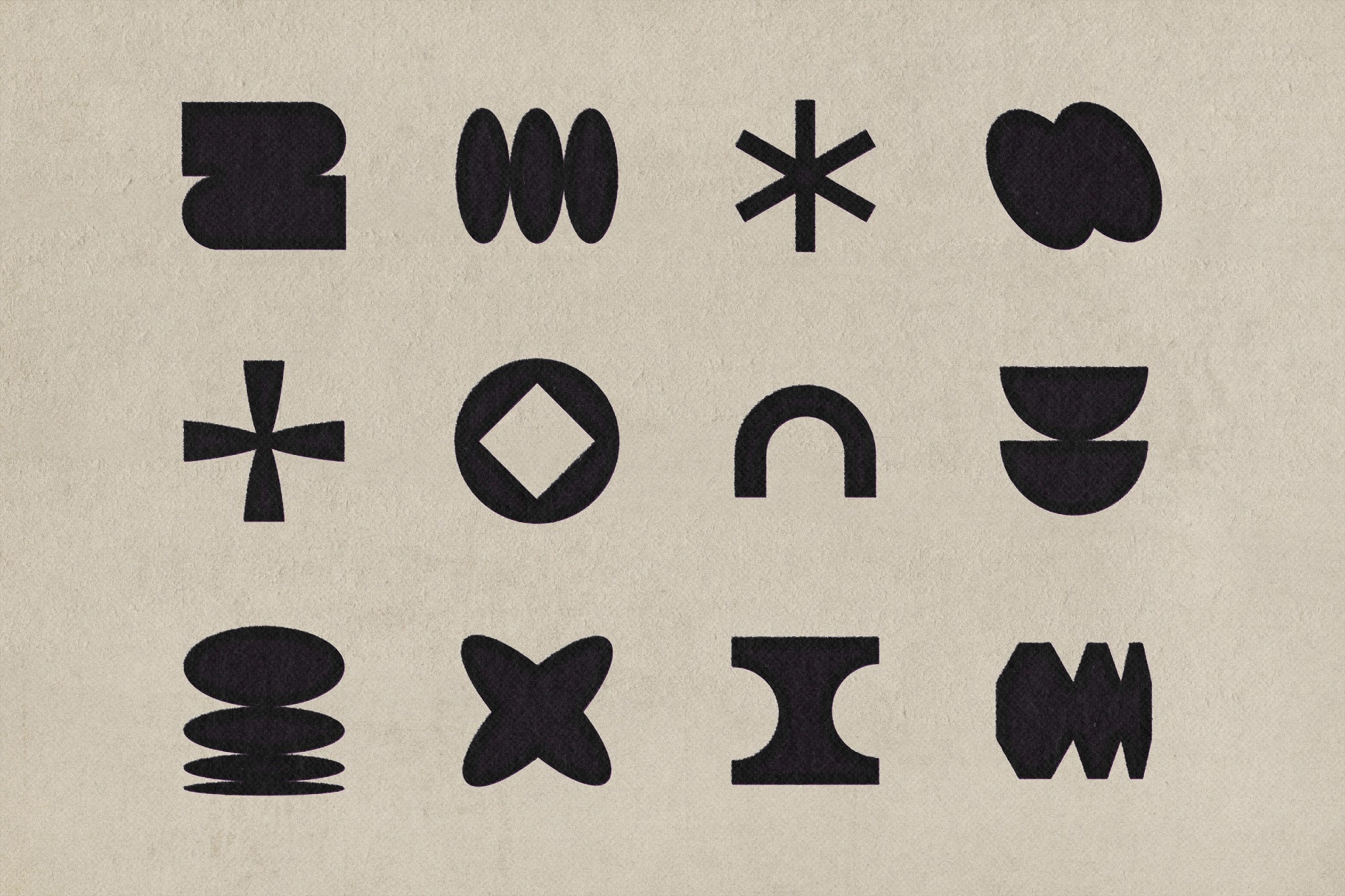 Brutalist Vector Shapes