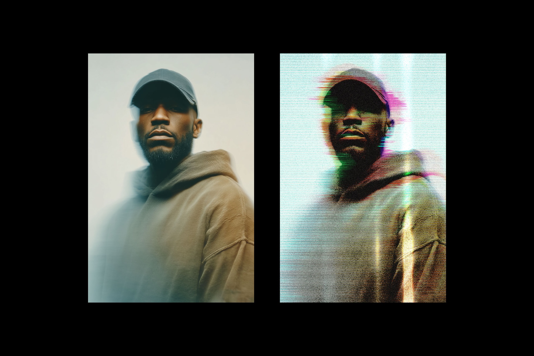 RGB Glitch Photo Effect