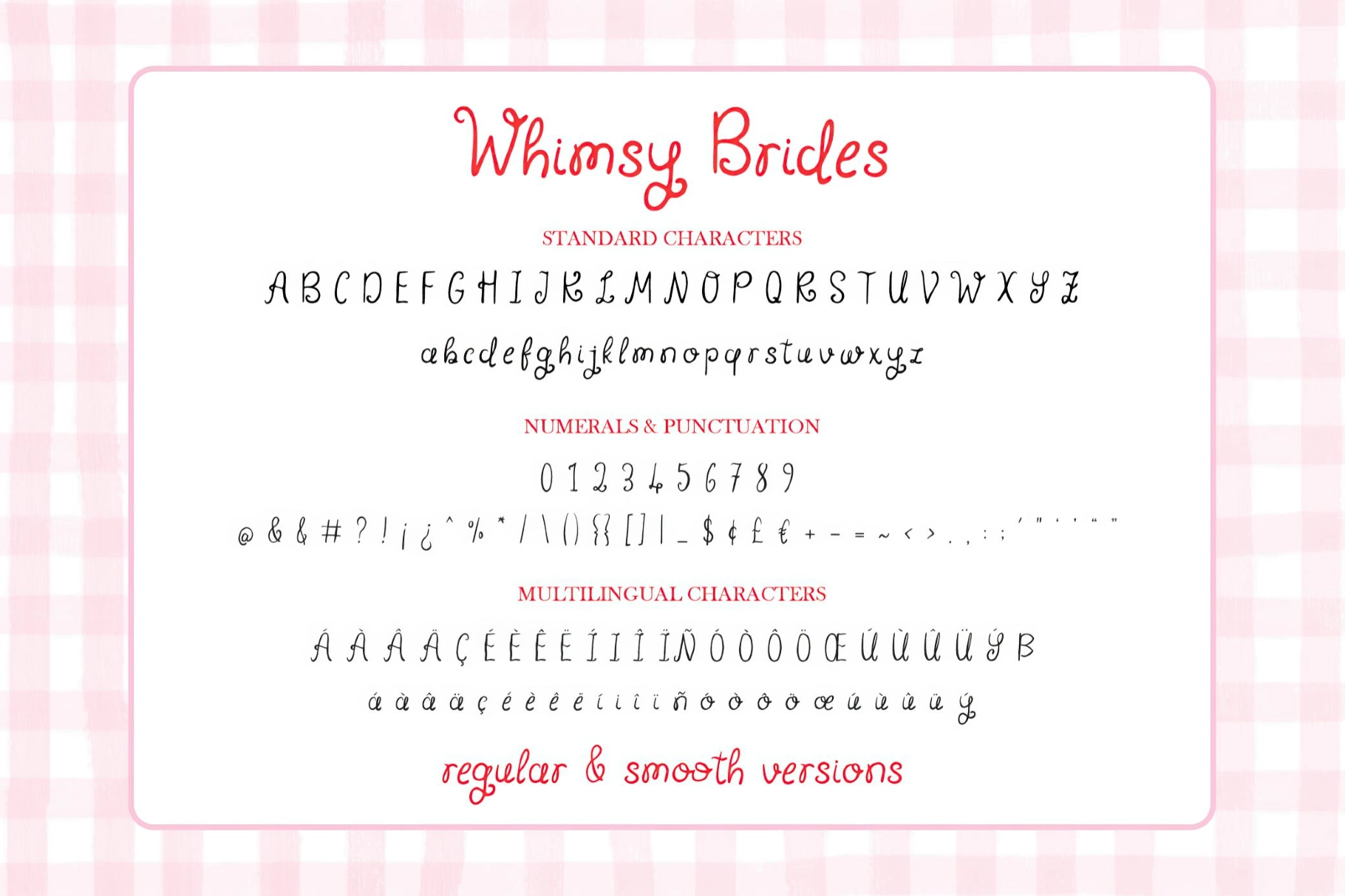 Whimsy Brides - Whimsical Curly Font