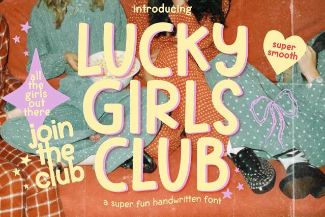 Lucky Girls Club Handwritten Sans