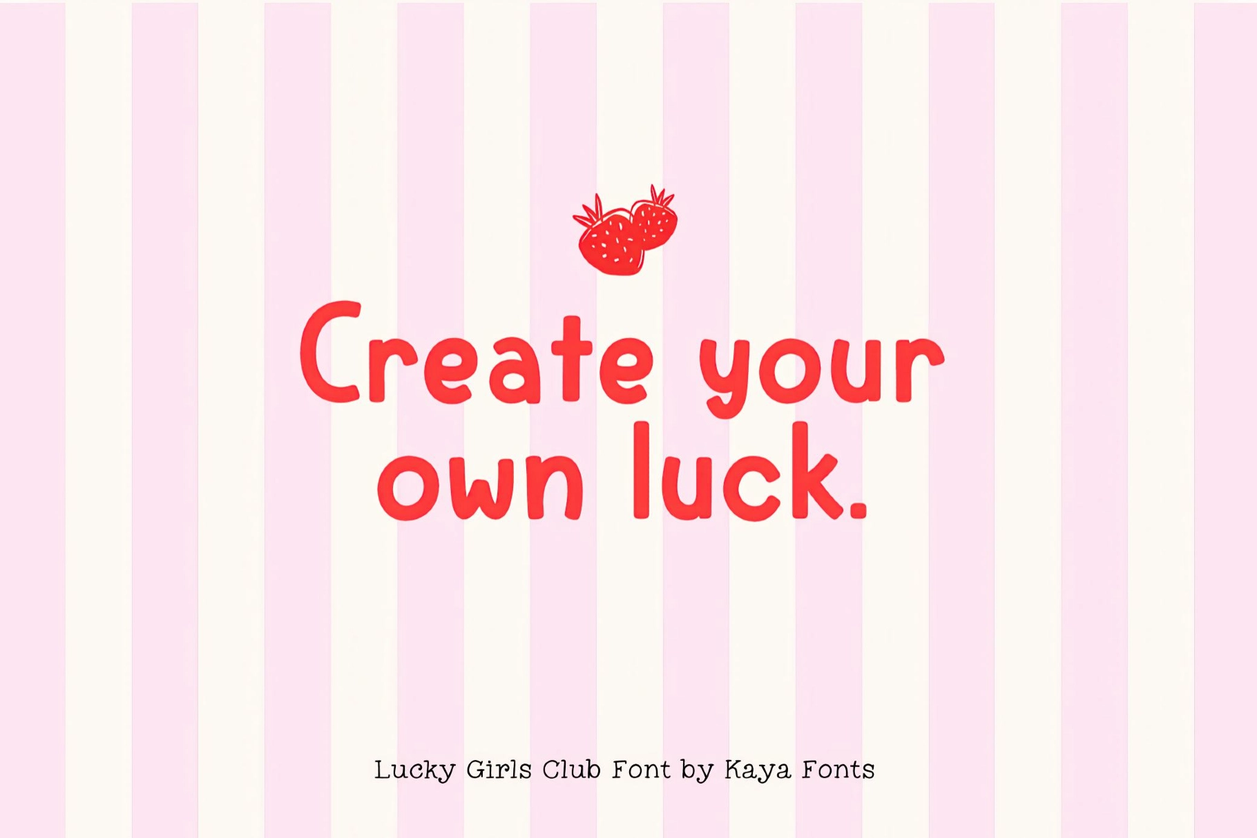 Lucky Girls Club Handwritten Sans