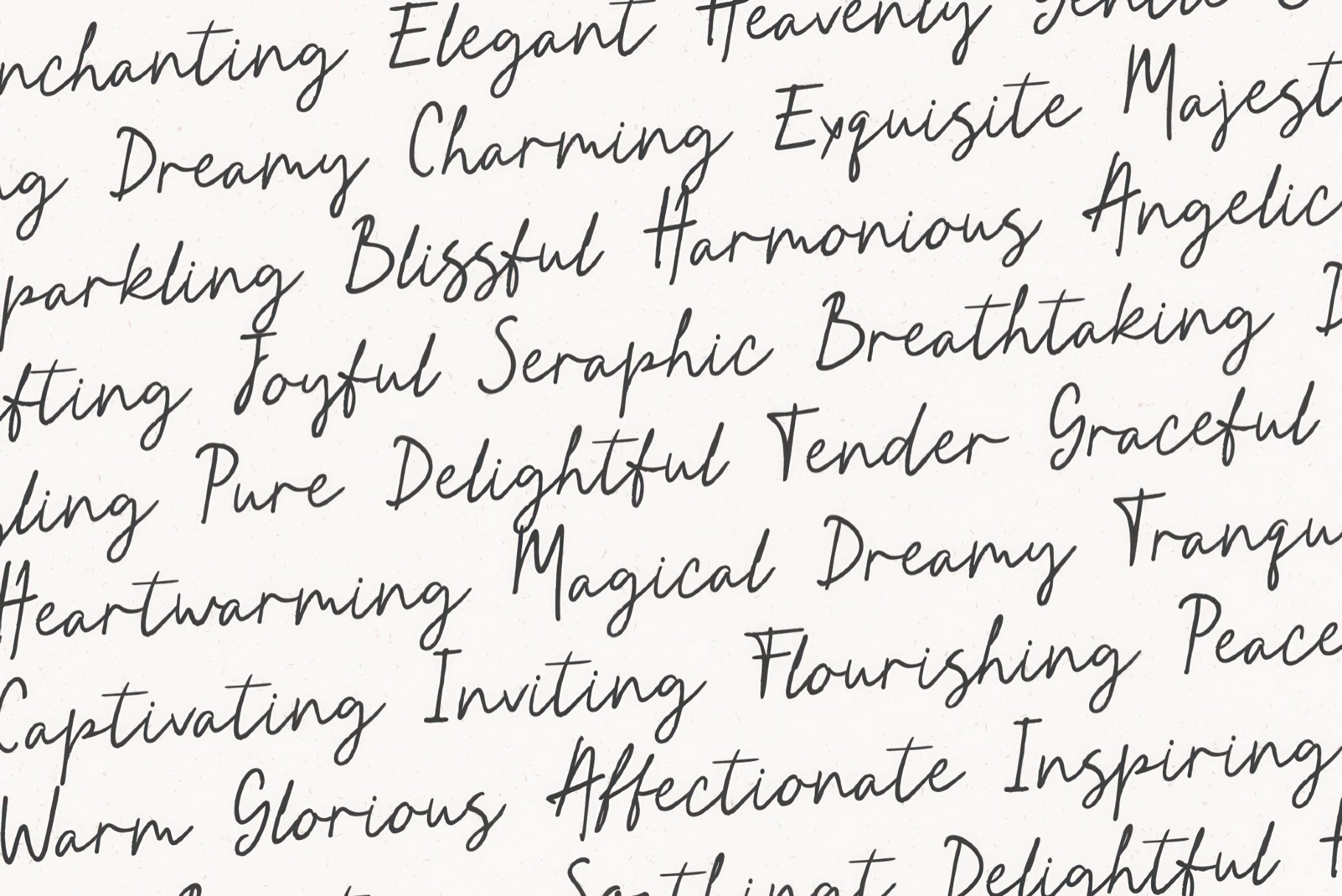 Stronger Than Yesterday - Pencil Script Font