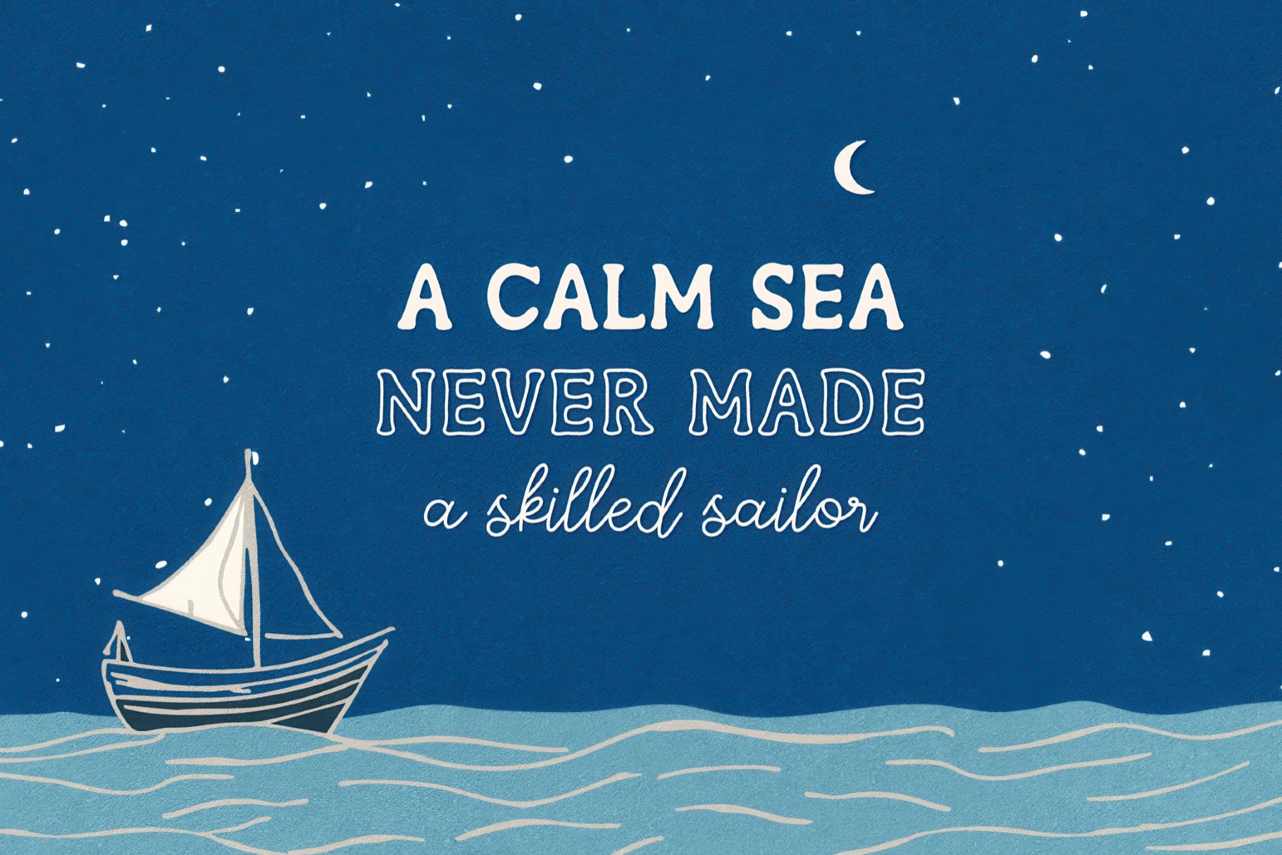 Midnight Voyage Font Trio