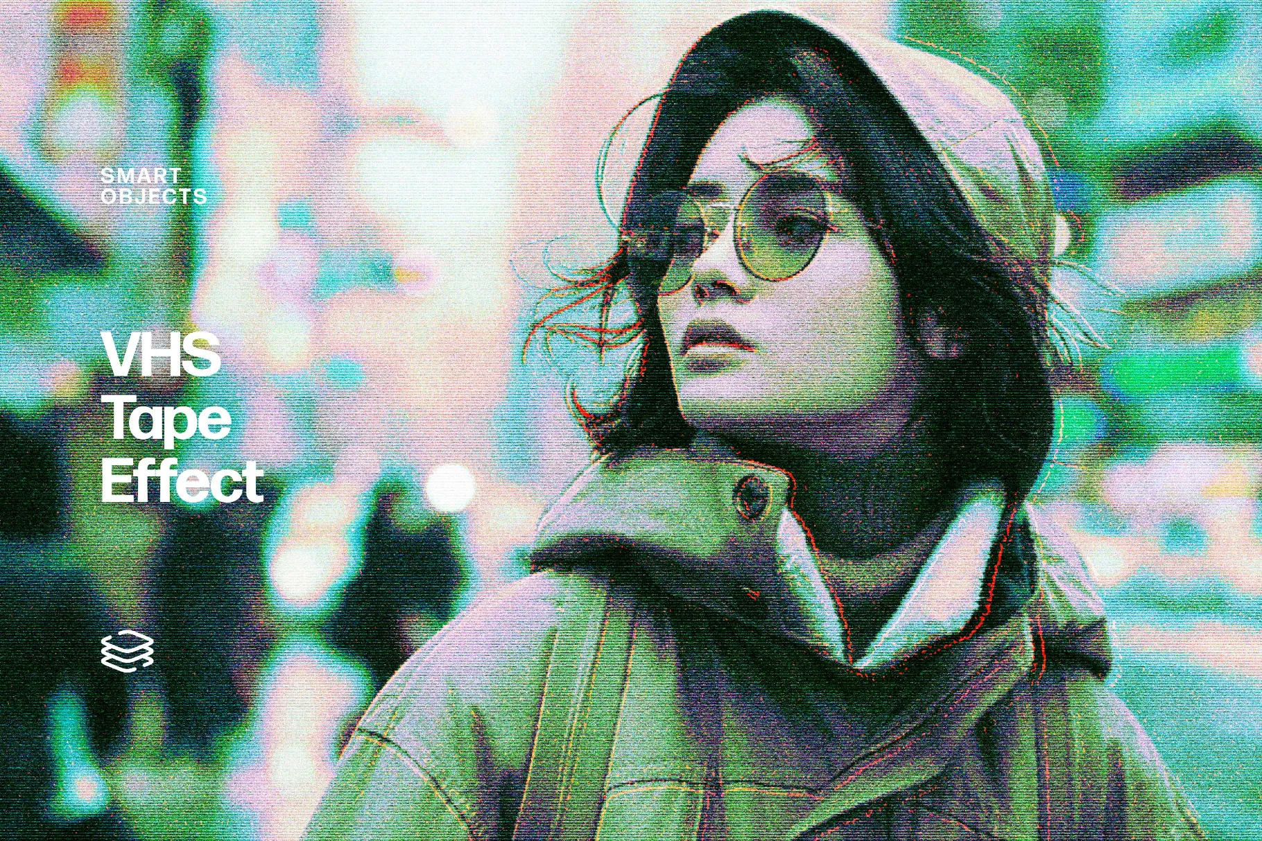 VHS Tape Photo Effect