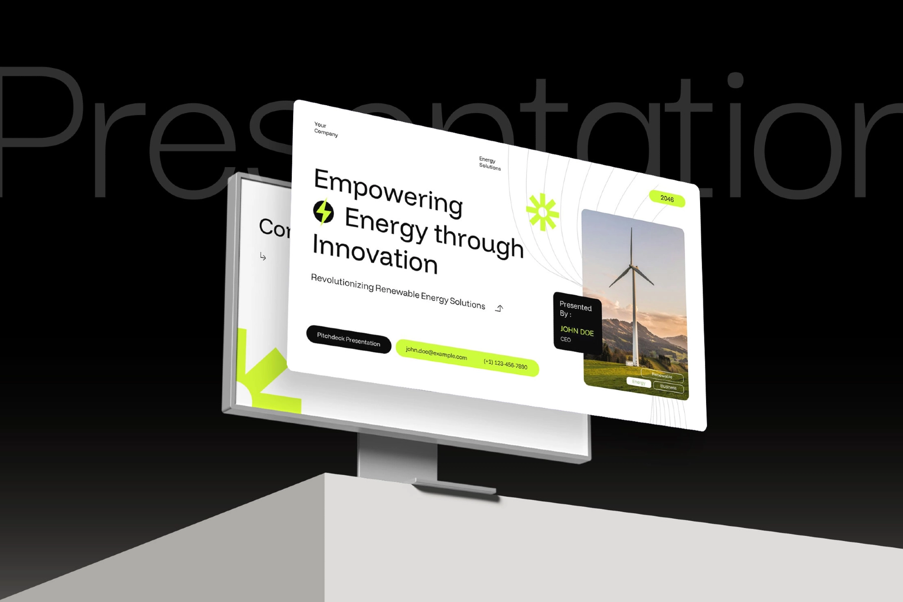 Energy Solution Powerpoint Template