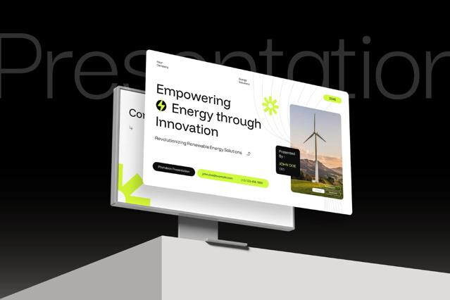 Energy Solution Keynote Template
