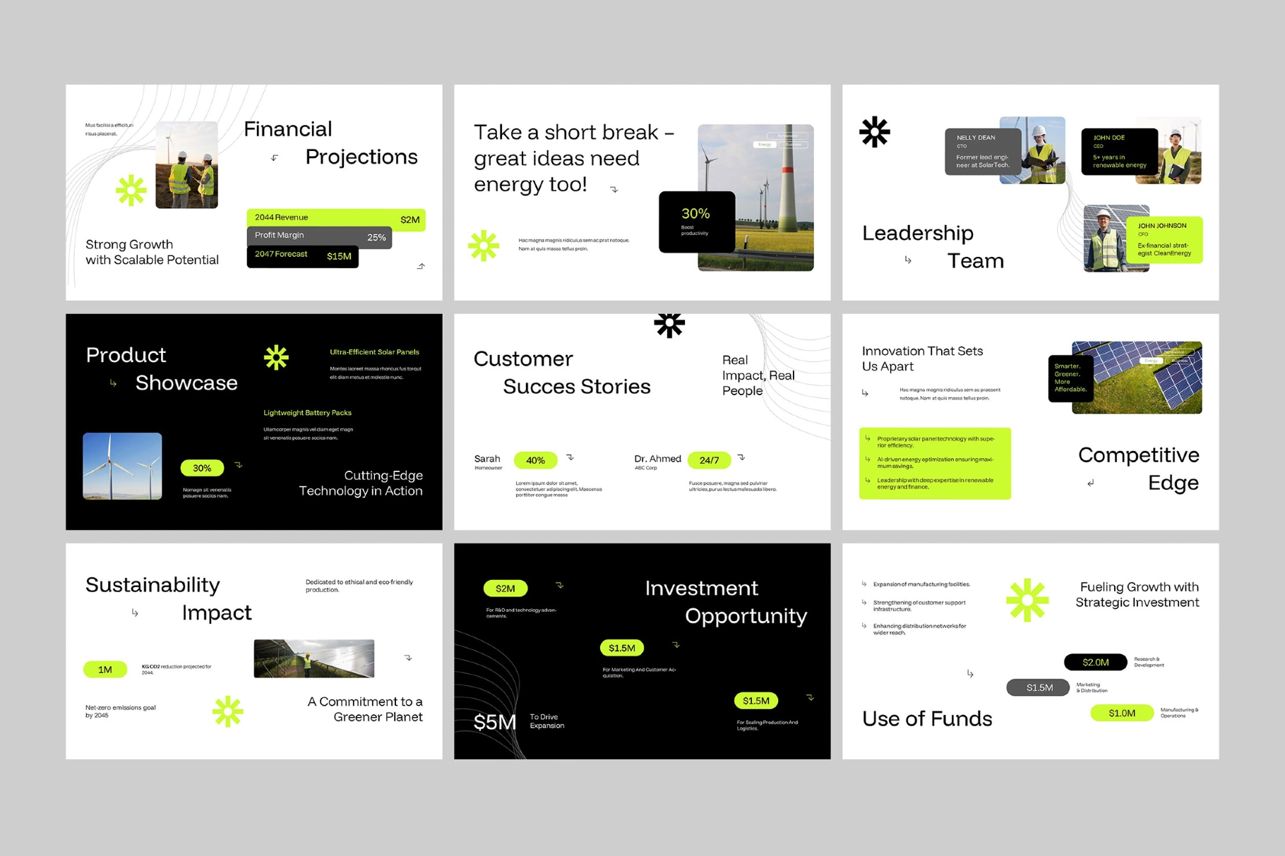 Energy Solution Google Slides Template
