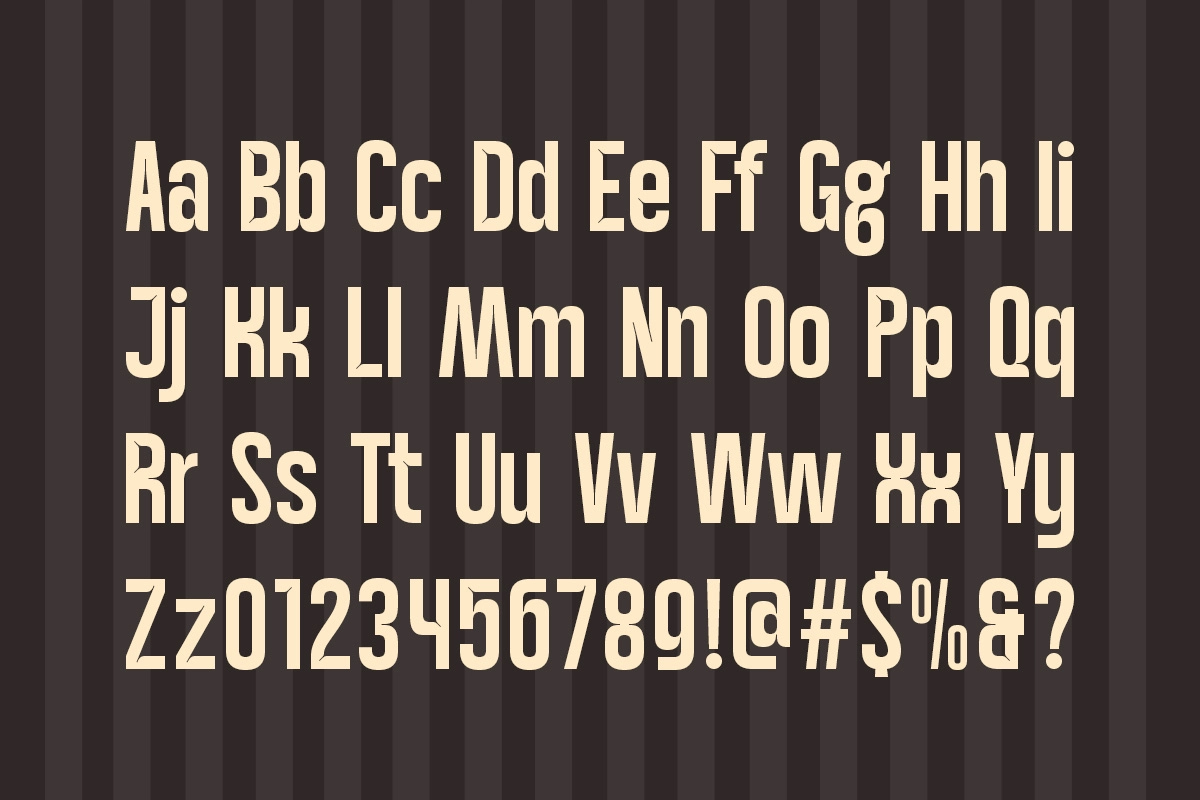 Bagine - Bold Condensed Cafe Font