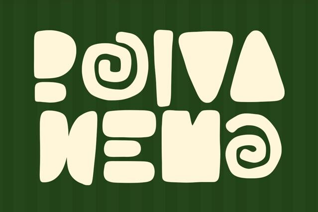Bolva Hema - Playful Bubble Font