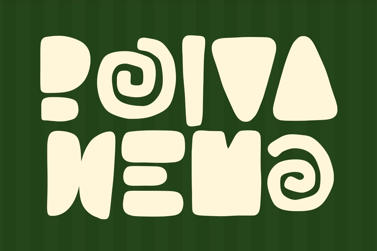 Bolva Hema - Playful Bubble Font