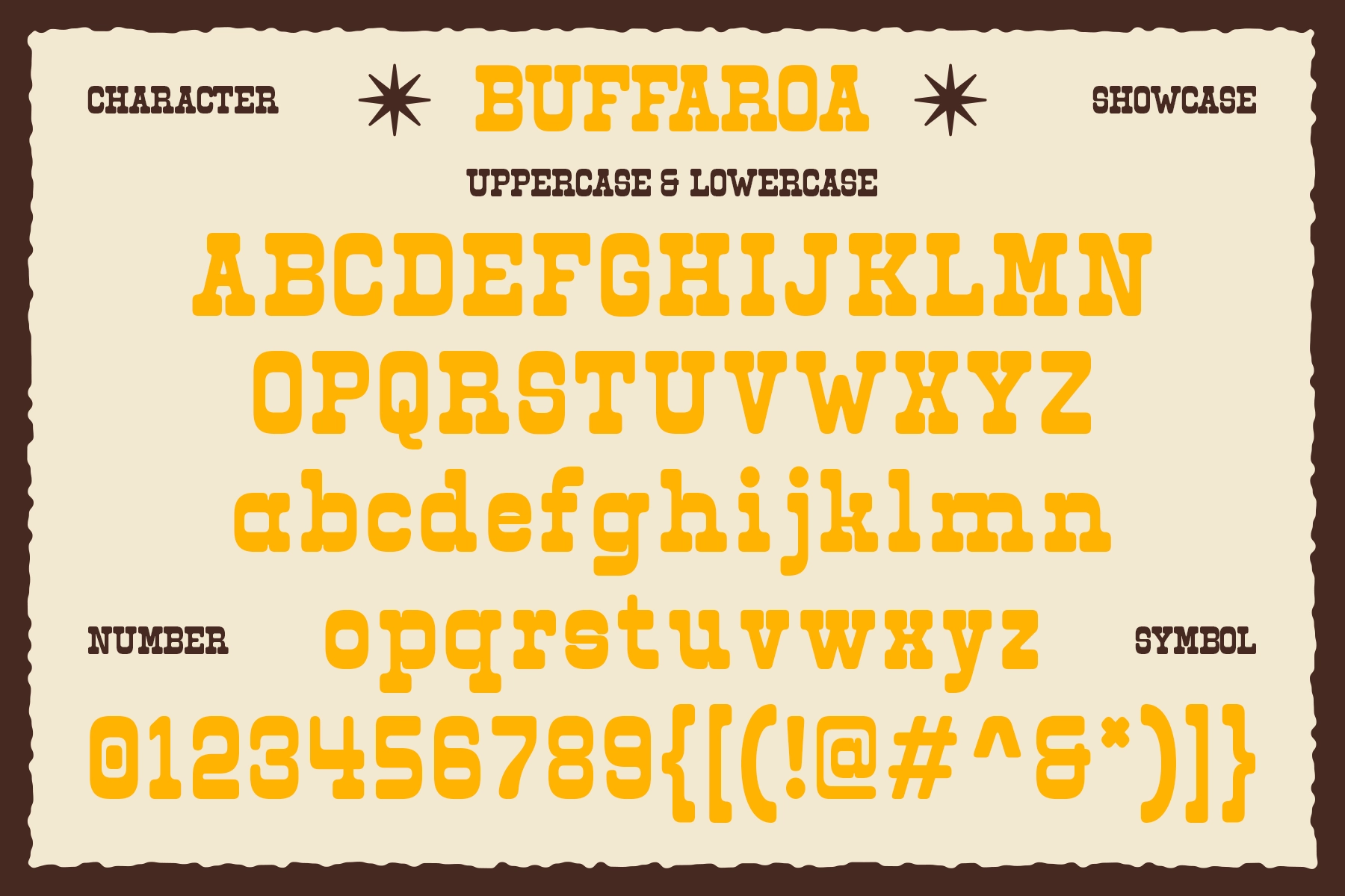 Buffaroa - Slab Serif Typeface