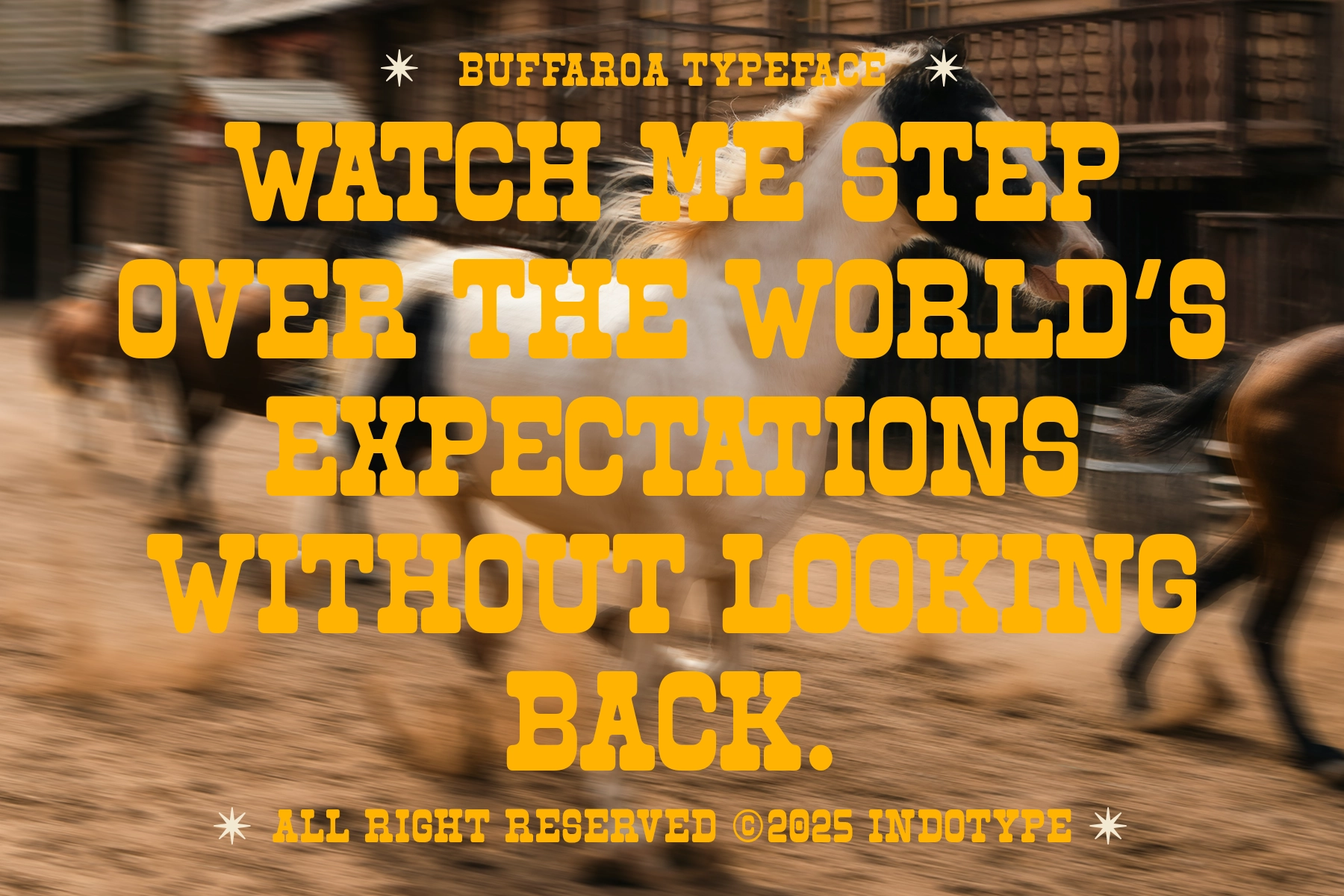 Buffaroa - Slab Serif Typeface