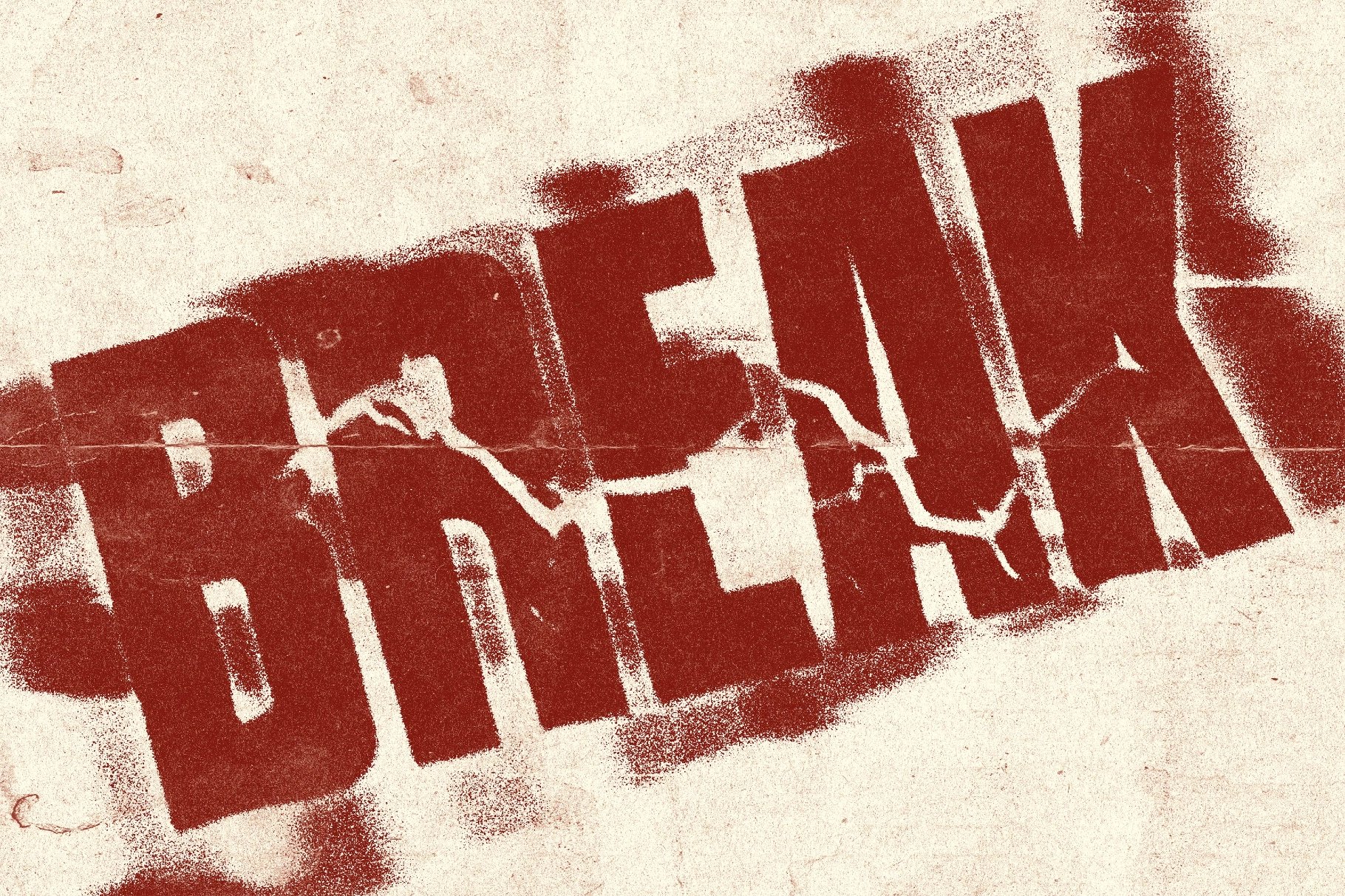 Smeared Color Ink Text Effect