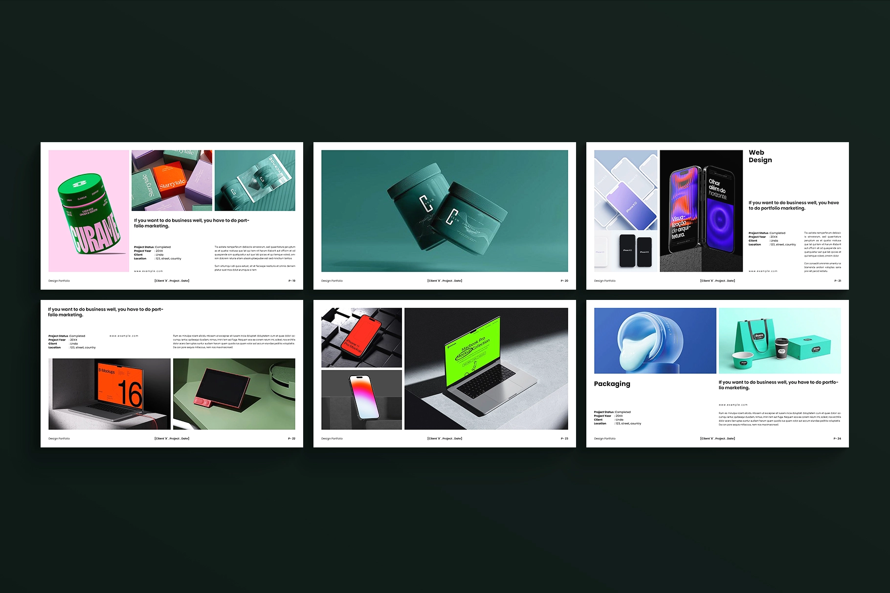 Graphic Design Portfolio Presentation Template
