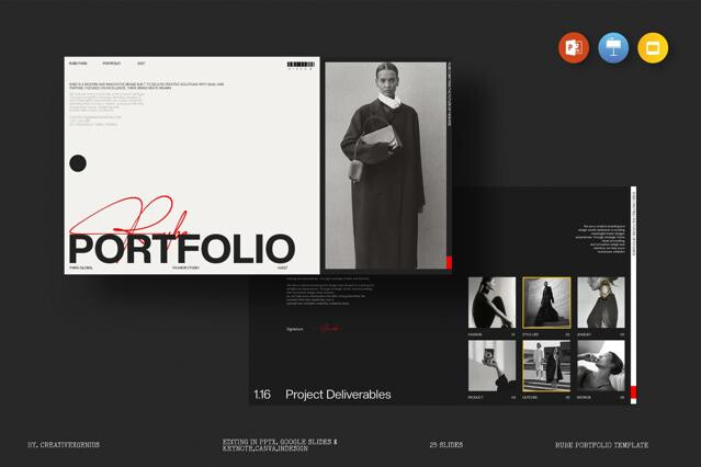 RUBE - Fashion Portfolio Presentation Template