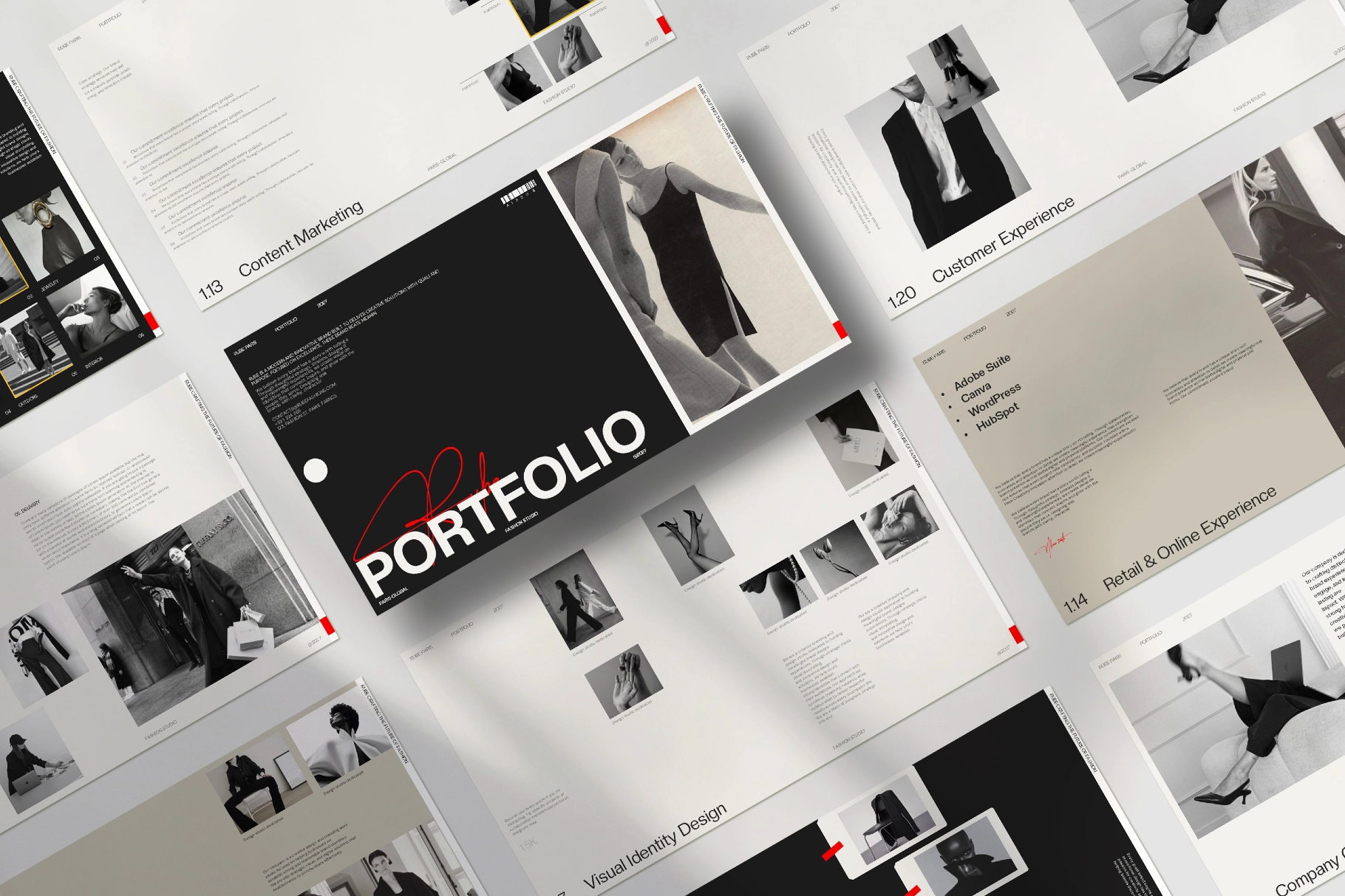 RUBE - Fashion Portfolio Presentation Template