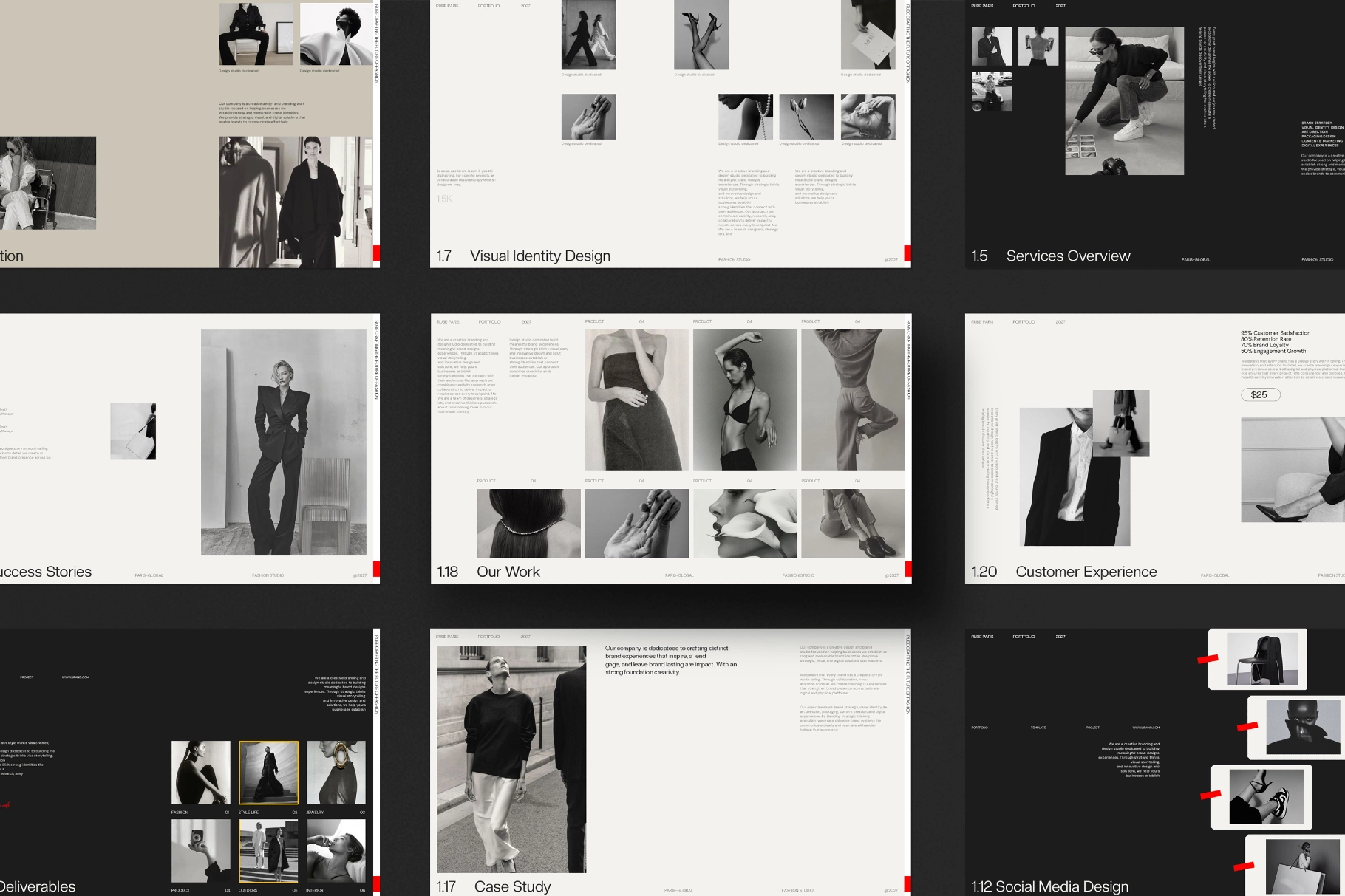 RUBE - Fashion Portfolio Presentation Template