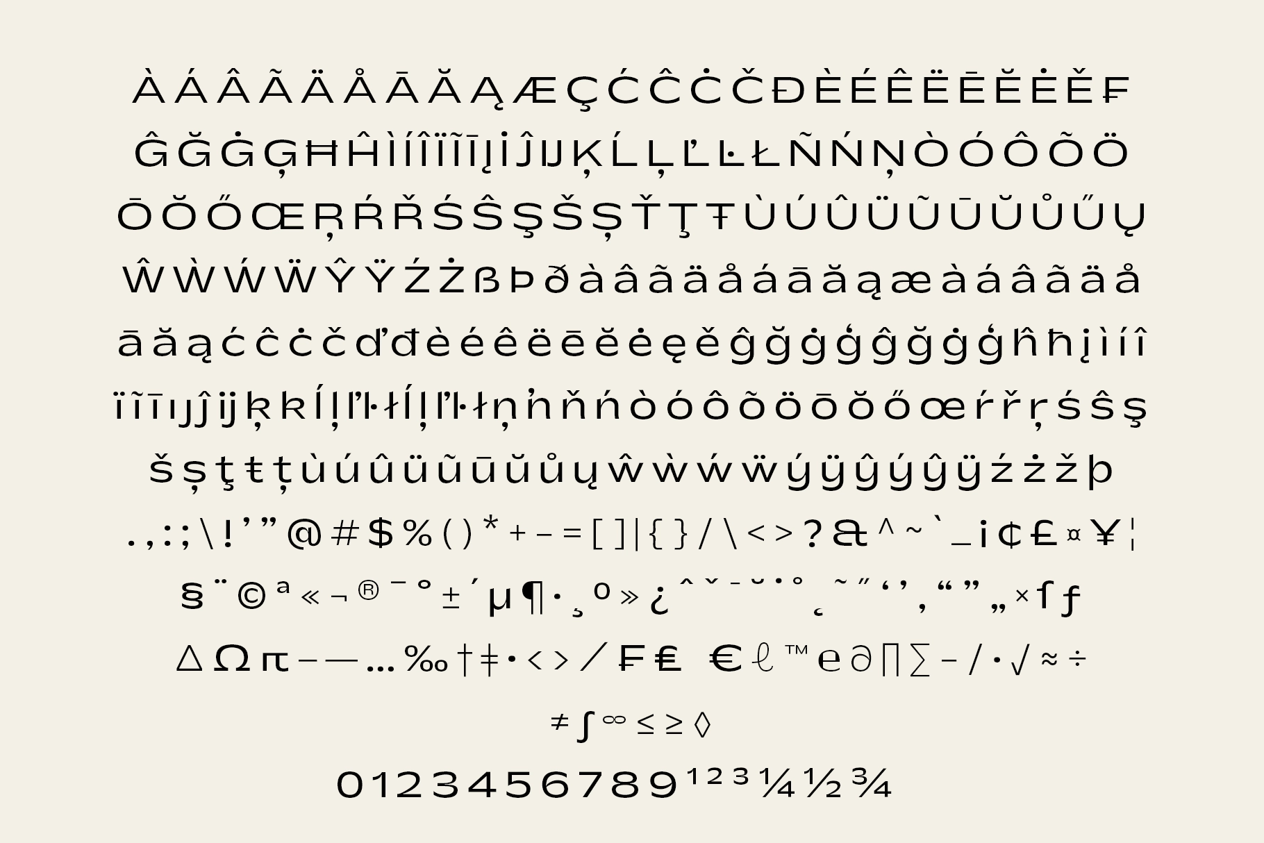 Shinko Sans - Humanist Wide Sans Serif Font