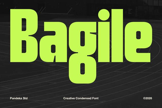 Bagile - Sports Condensed Font