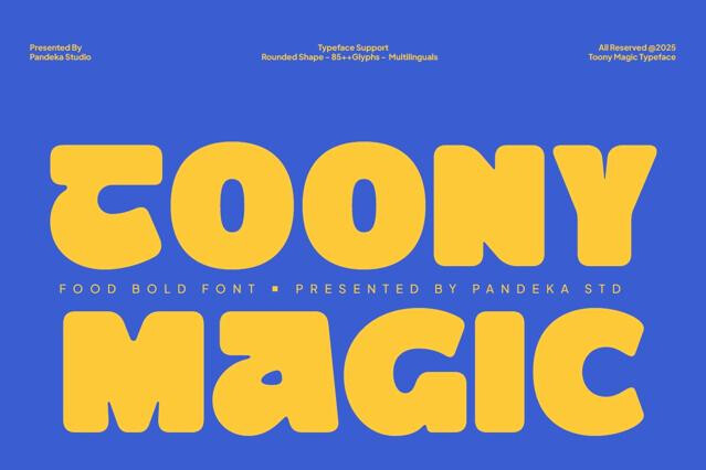 Toony Magic - Cartoon Bold Font