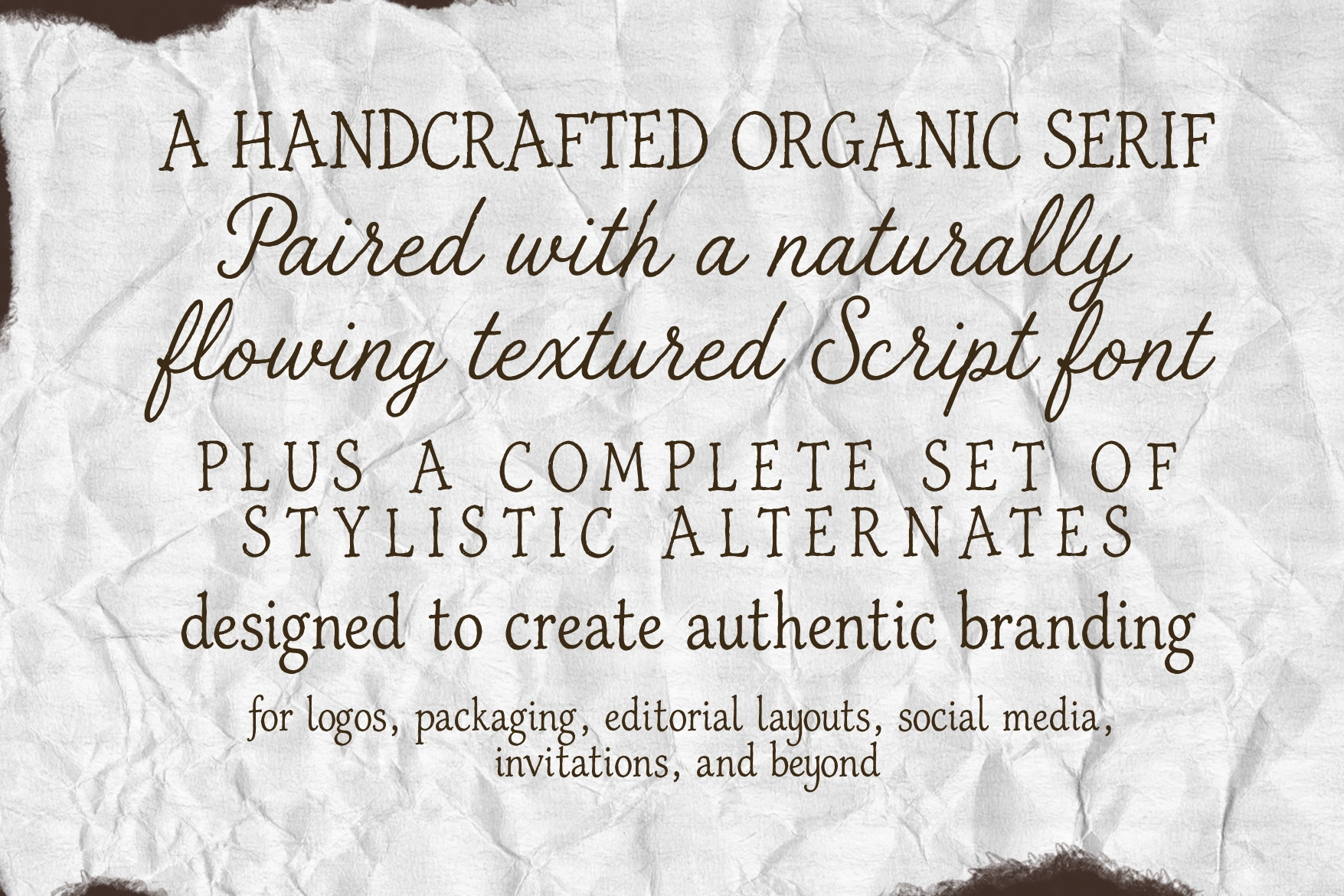 The Sunny Field - Rustic Serif & Script Duo