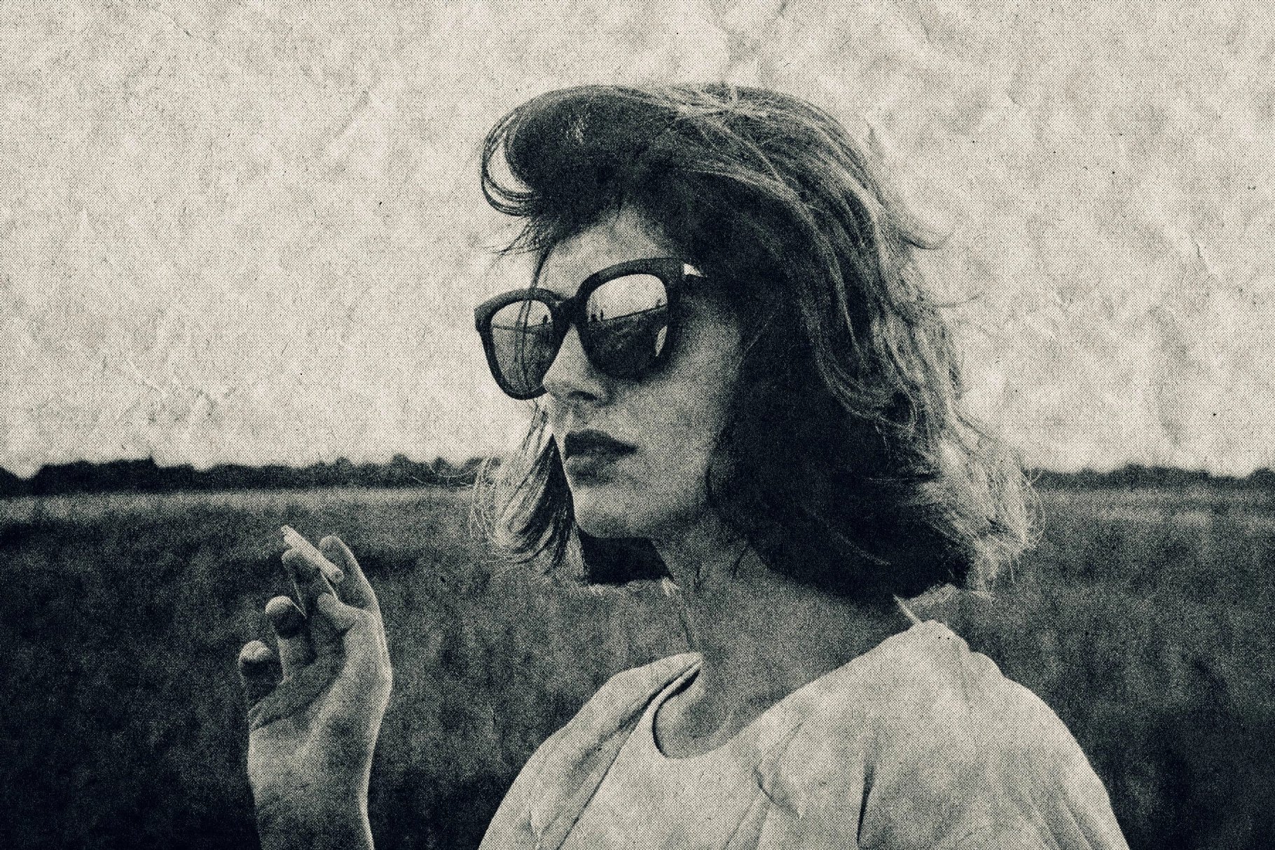 Grainy Halftone Photo Effect